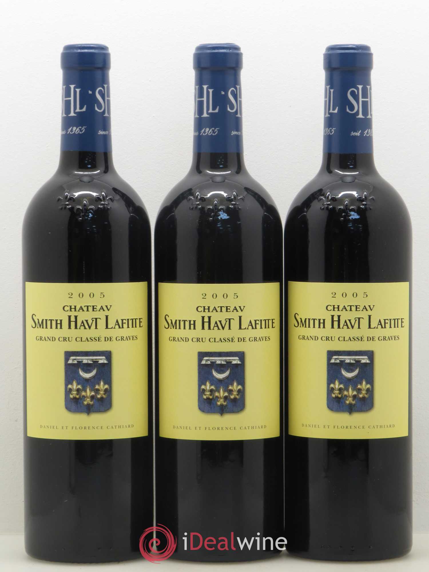 Château Smith Haut Lafitte Cru Classé de Graves 2005 - Lot de 3 bouteilles - 0