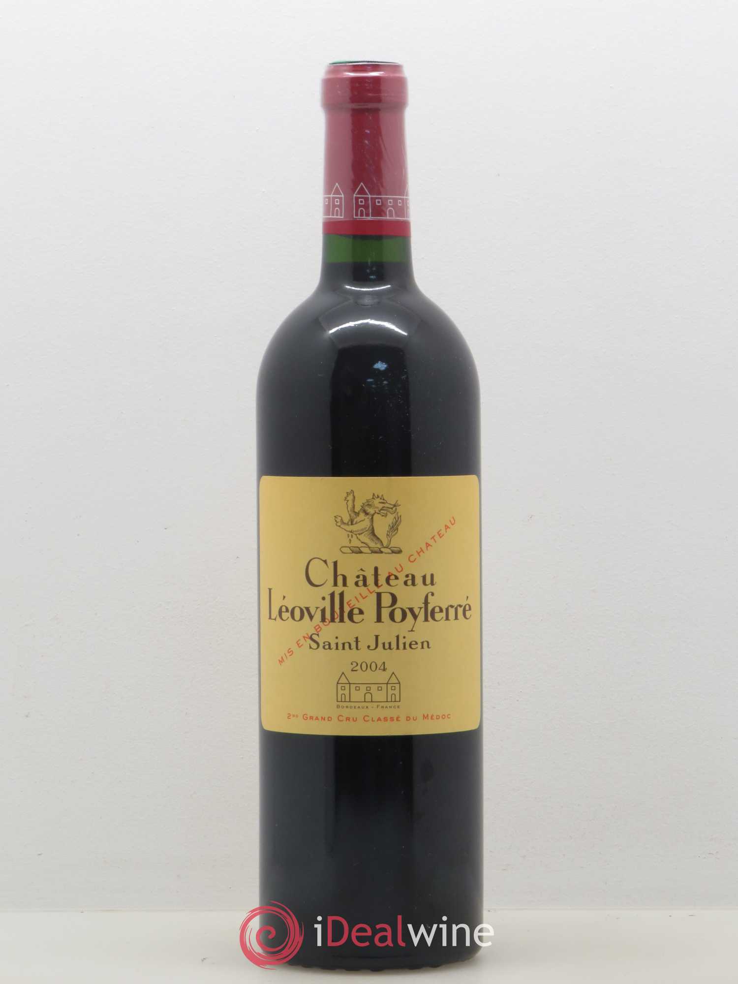 Château Léoville Poyferré 2ème Grand Cru Classé 2004 - Lot de 1 bouteille - 0