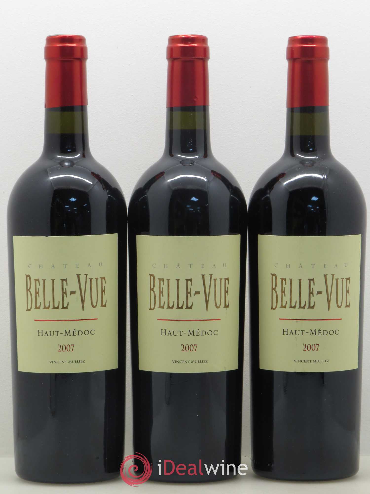 Château Belle-Vue 2007 - Lot de 3 bouteilles - 0