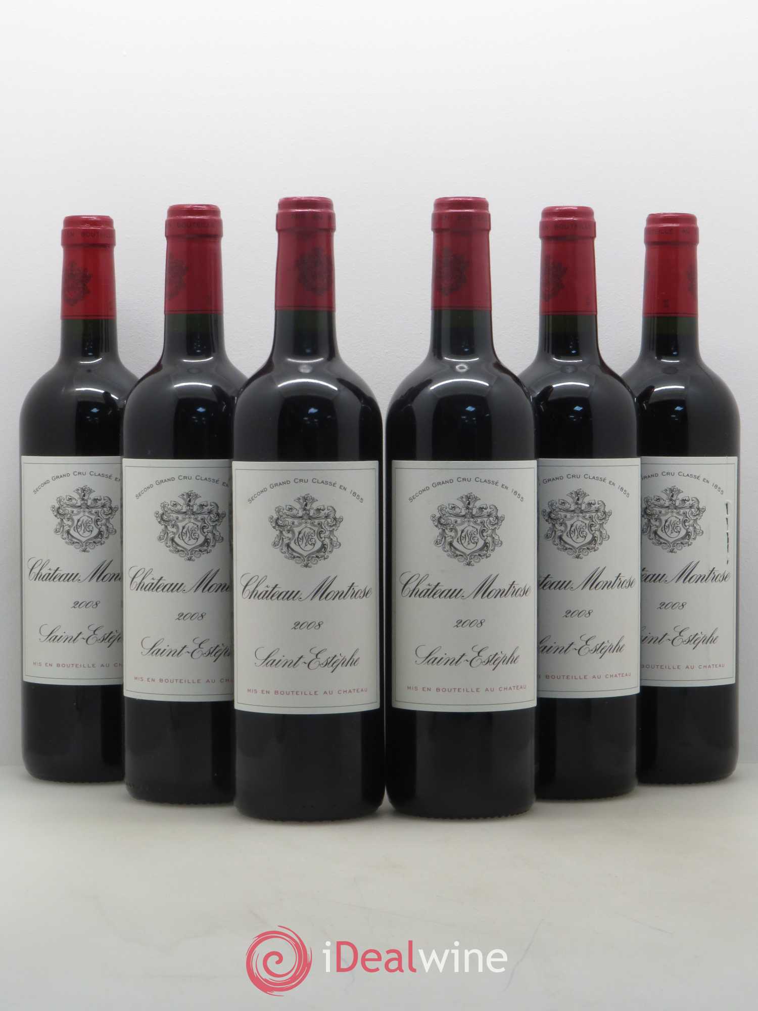 Château Montrose 2ème Grand Cru Classé 2008 - Lot de 6 bouteilles - 0