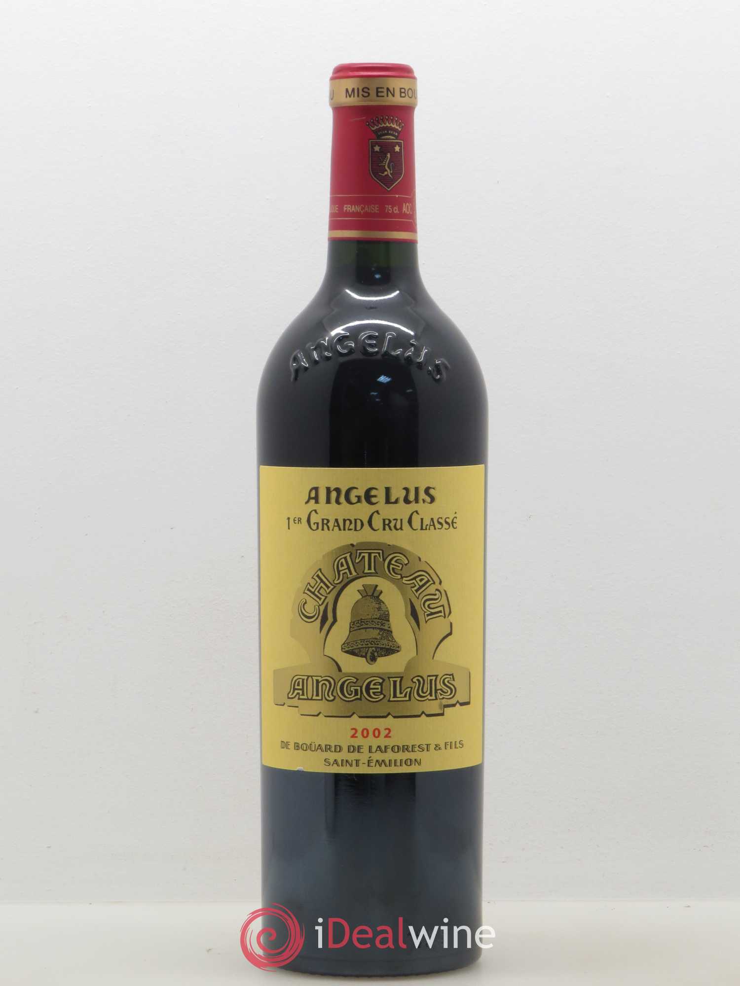 Château Angélus 1er Grand Cru Classé A 2002 - Lot de 1 bouteille - 0