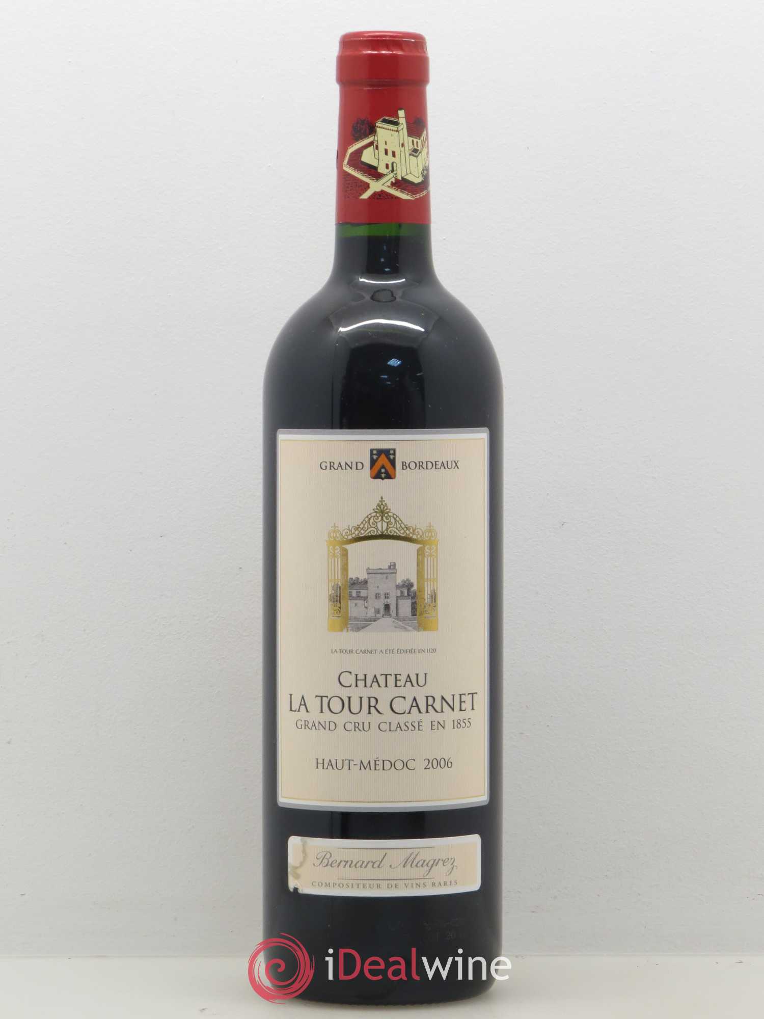 Château la Tour Carnet 4ème Grand Cru Classé 2006 - Lot de 1 bouteille - 0