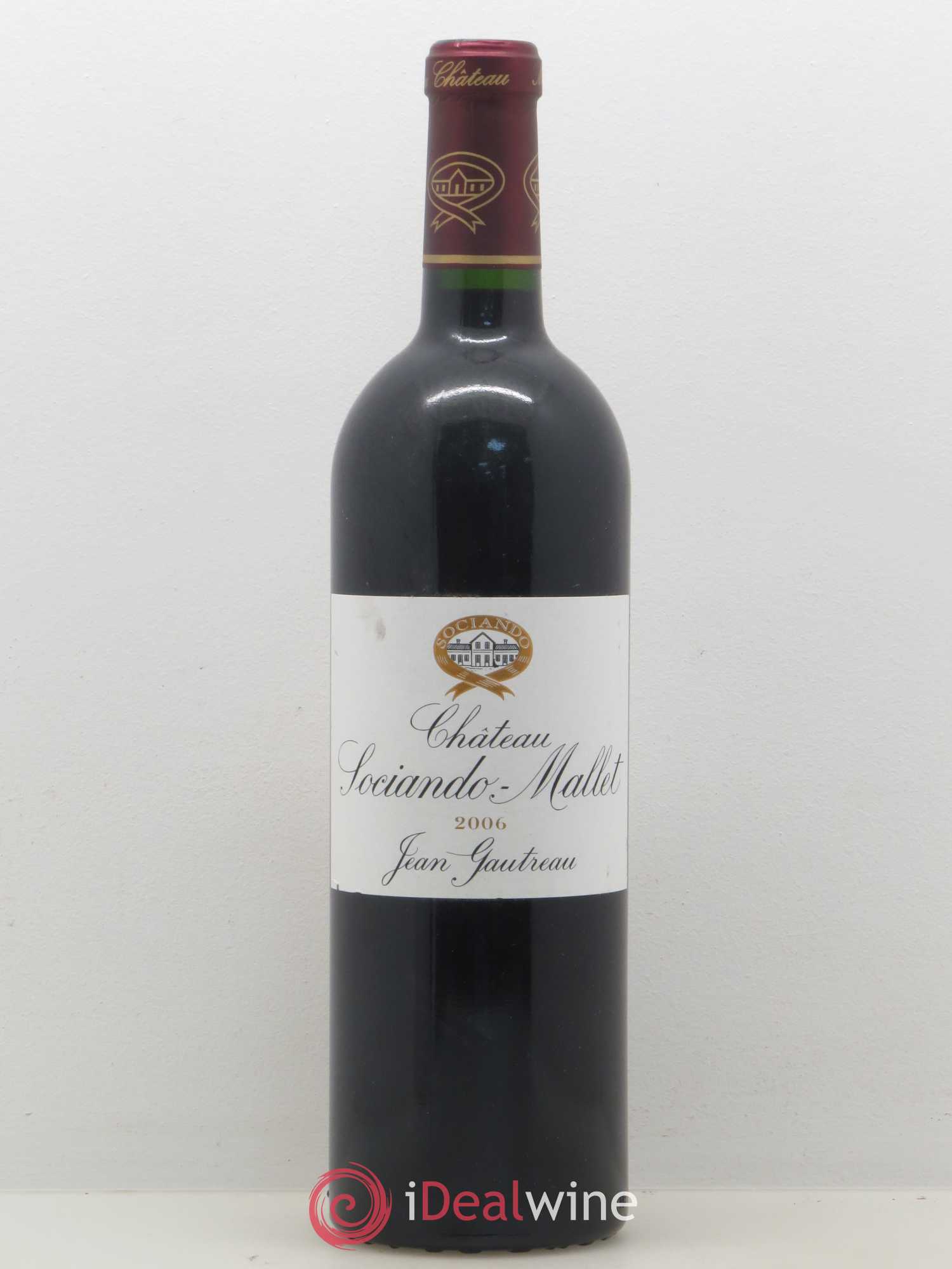Château Sociando Mallet 2006 - Lot de 1 bouteille - 0