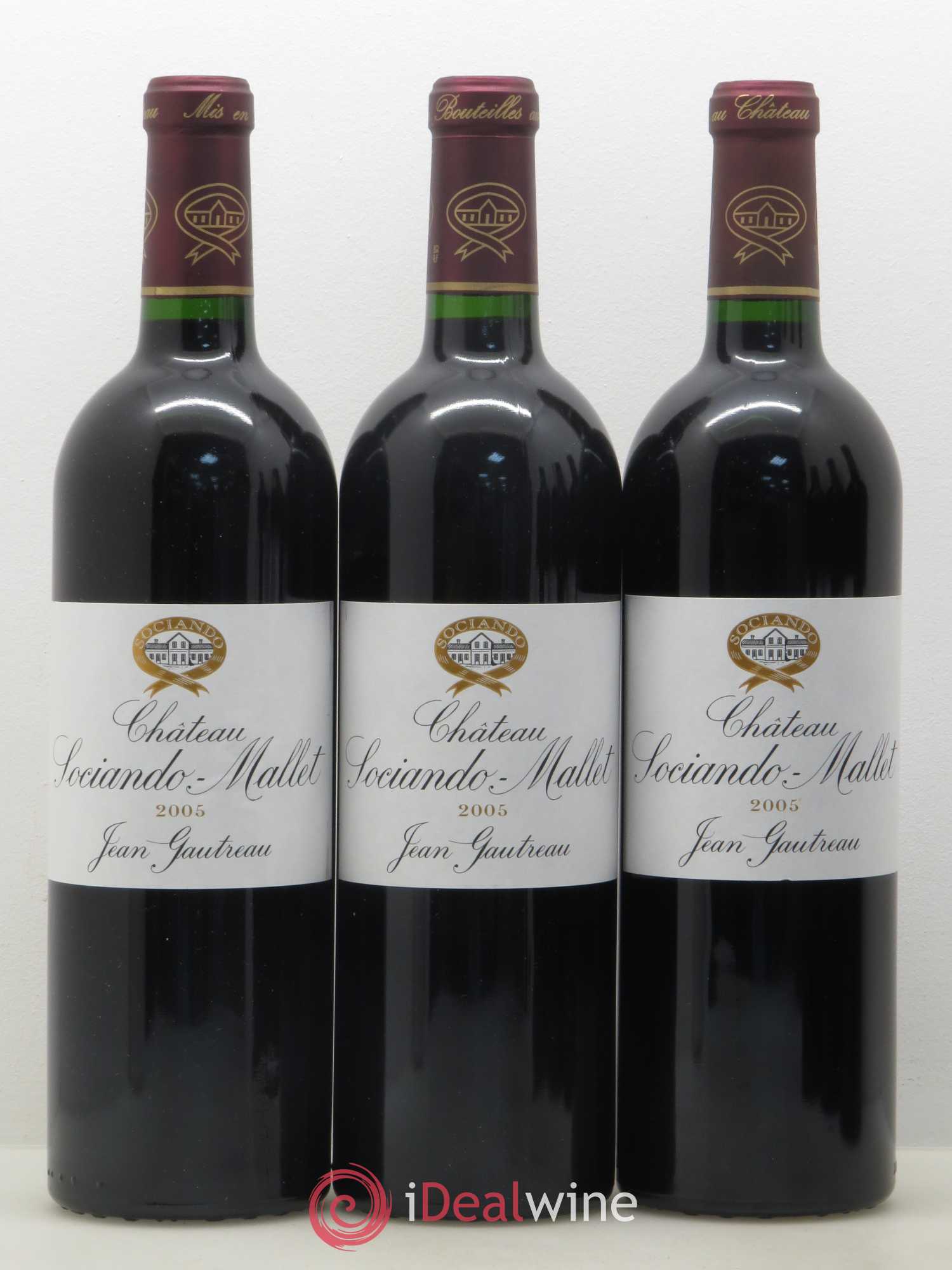 Château Sociando Mallet 2005 - Lot de 6 bouteilles - 1