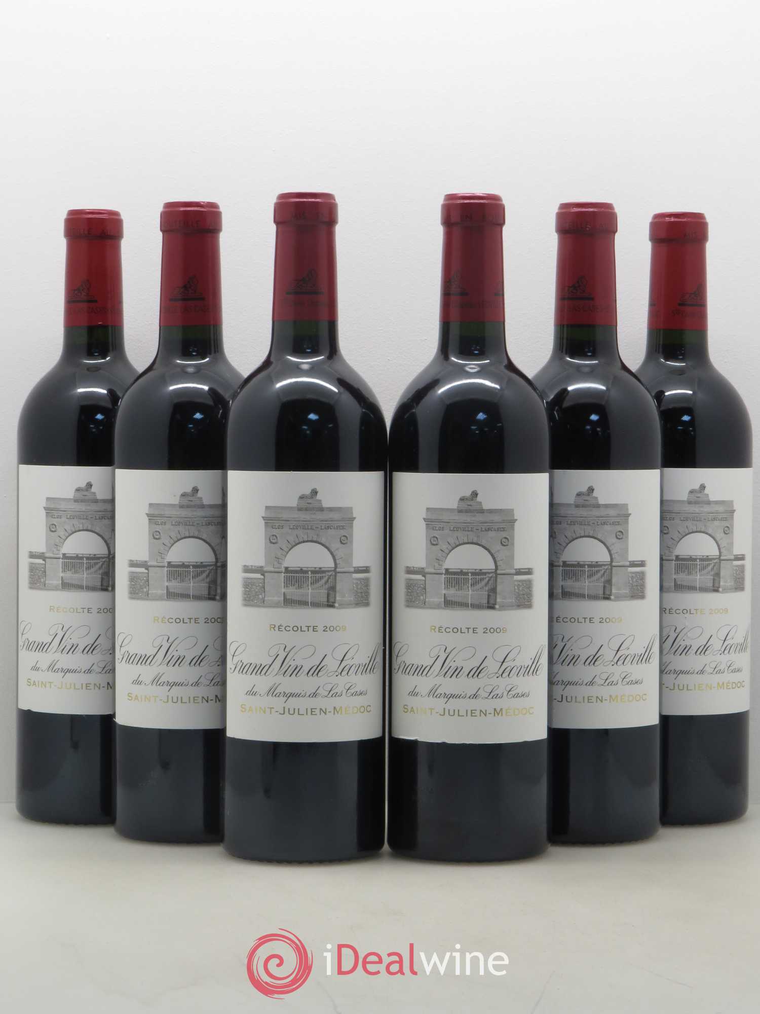 Château Léoville Las Cases 2ème Grand Cru Classé 2009 - Lot de 6 bouteilles - 0