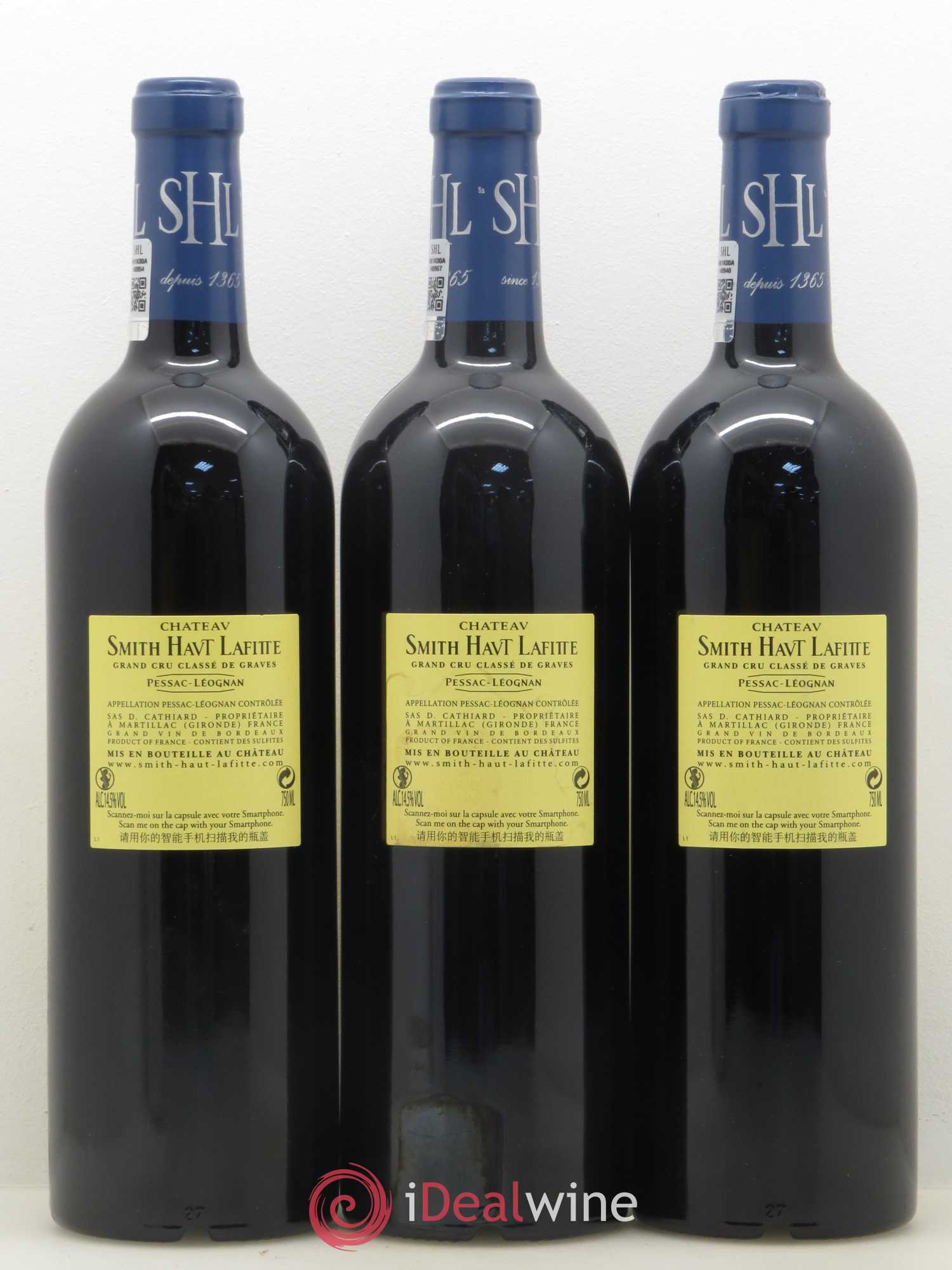 Château Smith Haut Lafitte Cru Classé de Graves 2009 - Lot de 3 bouteilles - 1