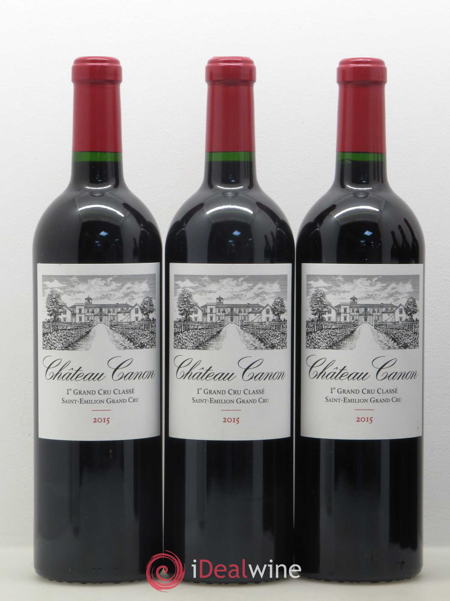 Château Canon 1er Grand Cru Classé B 2015 - Lot de 6 bouteilles - 1