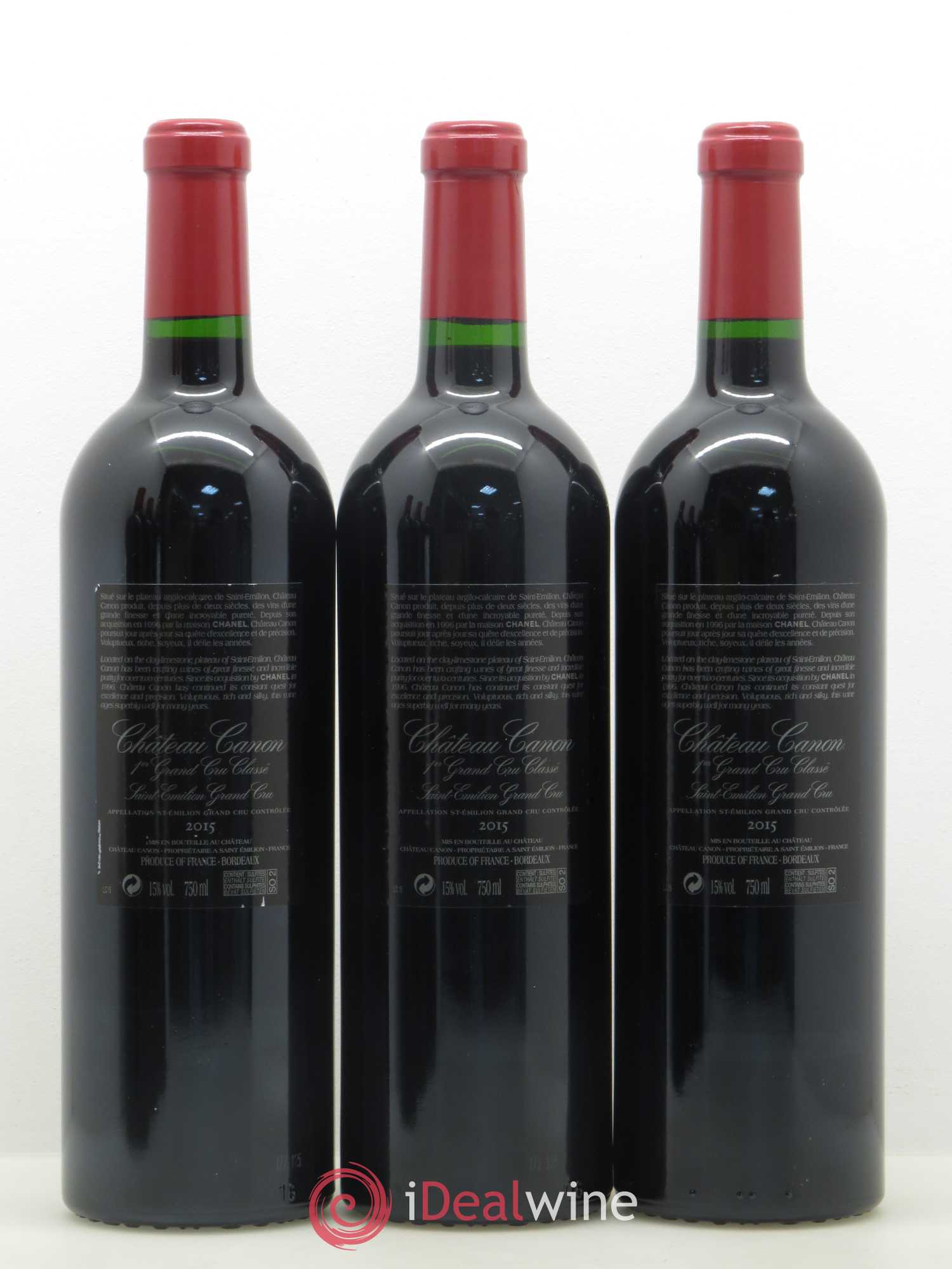 Château Canon 1er Grand Cru Classé B 2015 - Lot de 6 bouteilles - 4