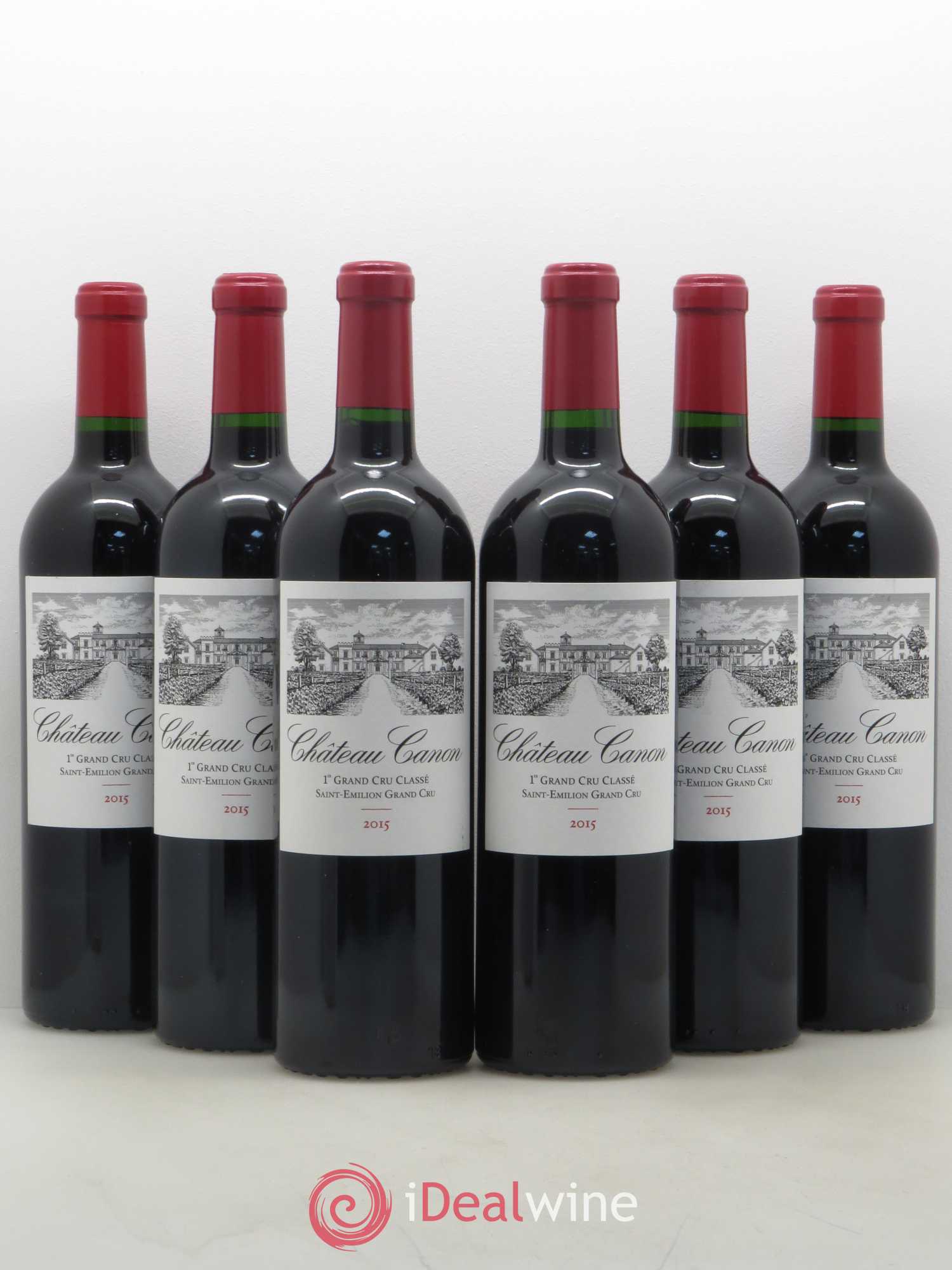 Château Canon 1er Grand Cru Classé B 2015 - Lot de 6 bouteilles - 0