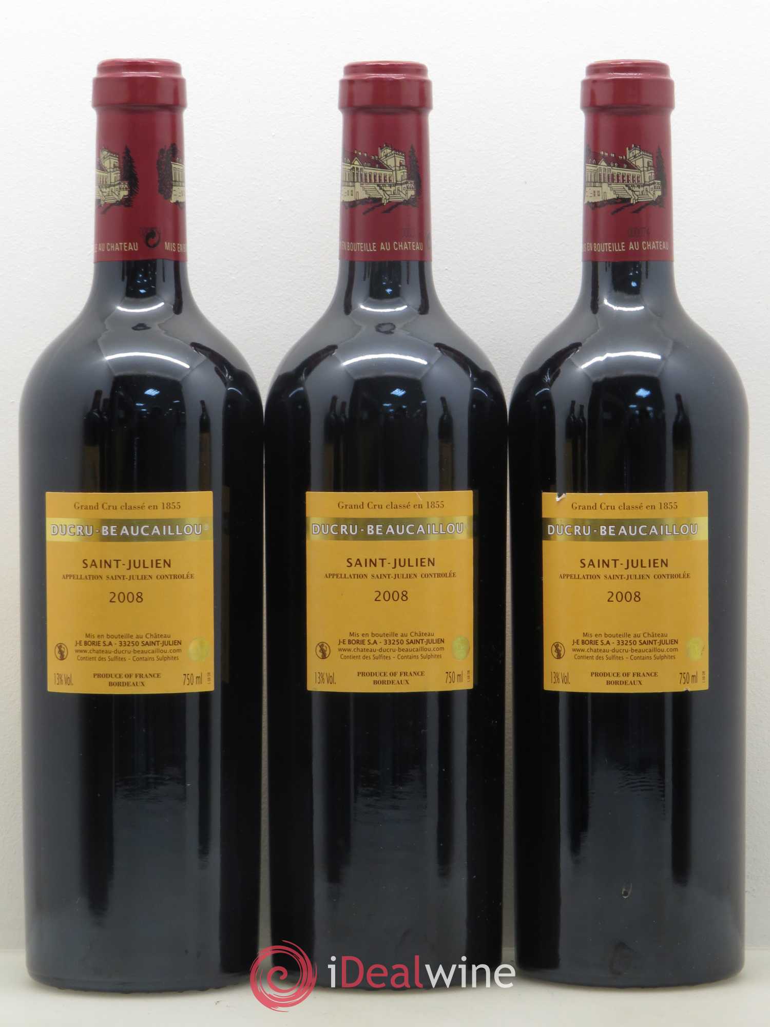 Château Ducru Beaucaillou 2ème Grand Cru Classé 2008 - Lot de 6 bouteilles - 4