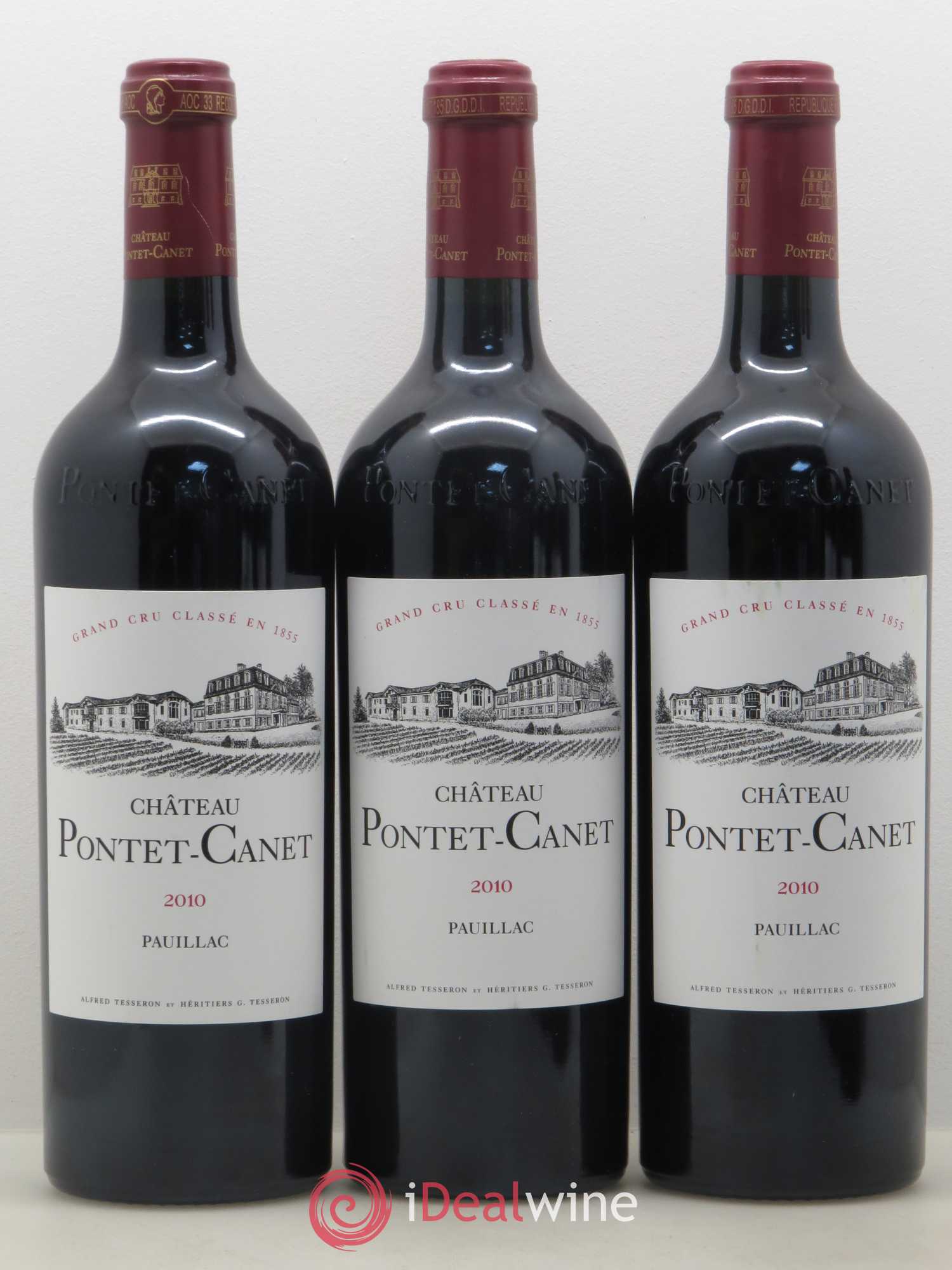 Château Pontet Canet 5ème Grand Cru Classé 2010 - Lot de 6 bouteilles - 3
