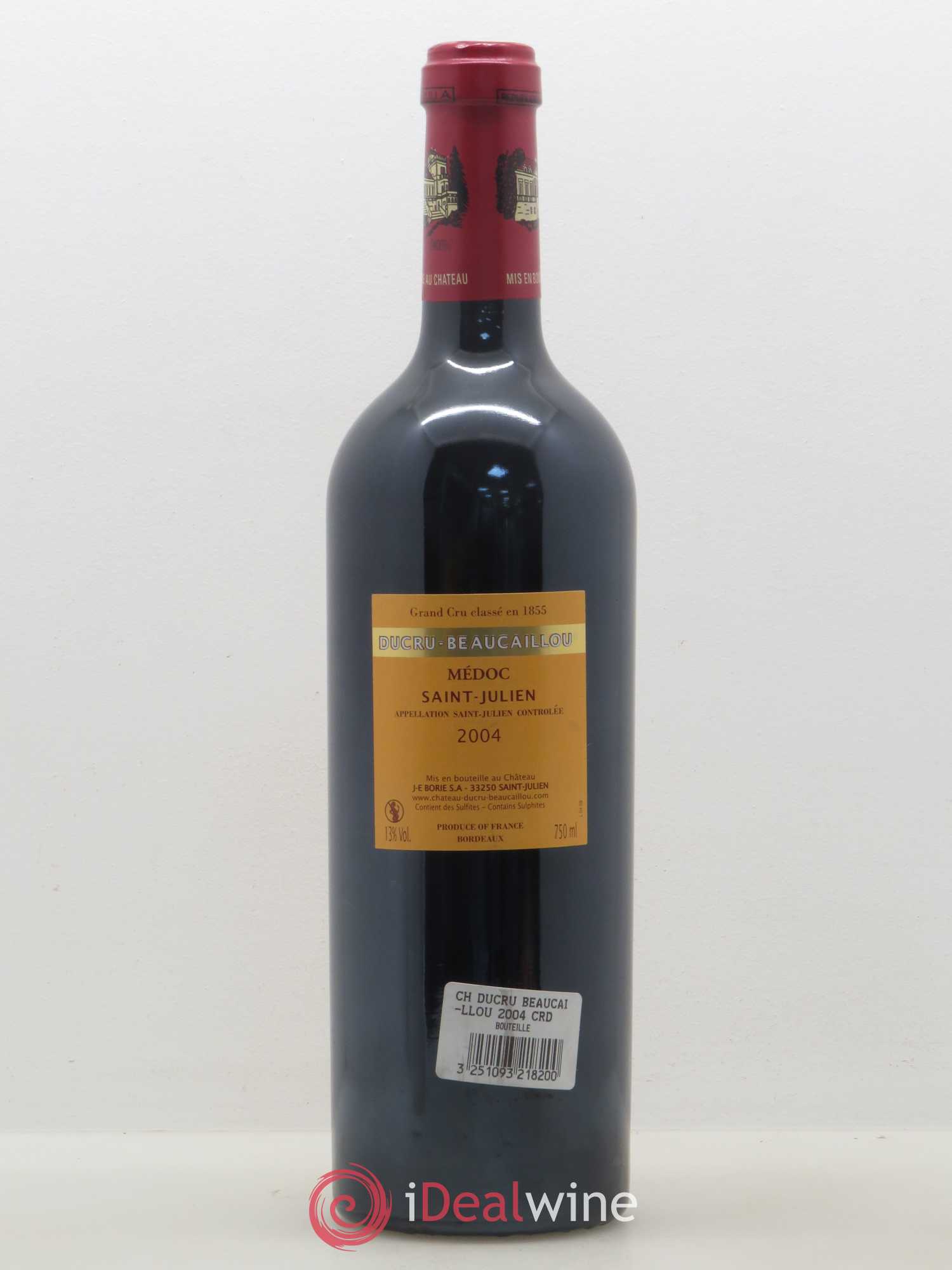 Château Ducru Beaucaillou 2ème Grand Cru Classé 2004 - Lot de 1 bouteille - 1