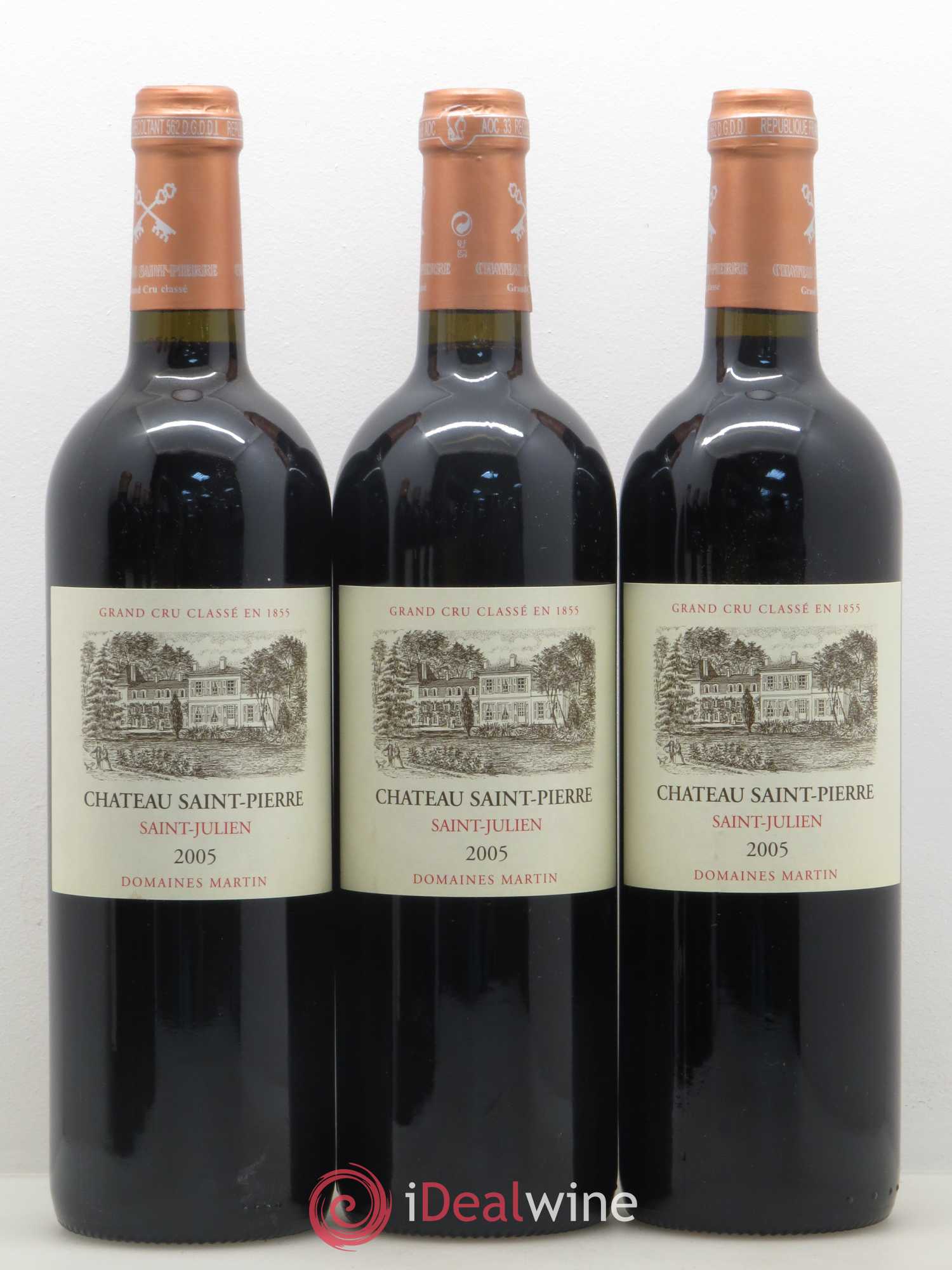 Château Saint-Pierre 4ème Grand Cru Classé 2005 - Lot de 6 bouteilles - 2