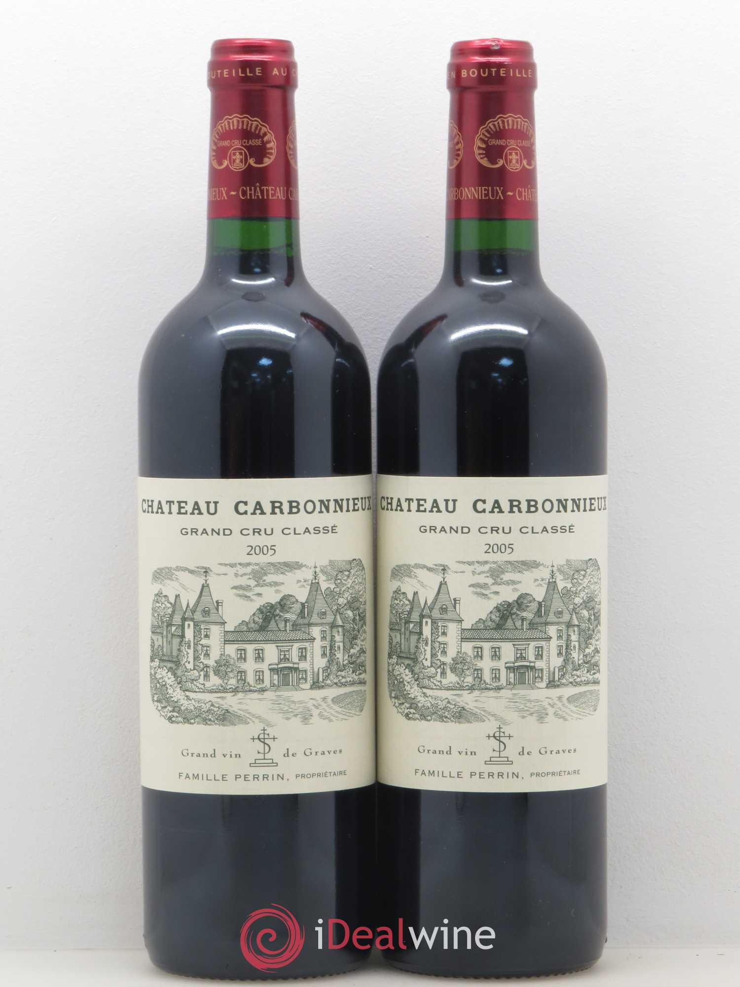 Château Carbonnieux Cru Classé de Graves 2005 - Lot de 2 bouteilles - 0