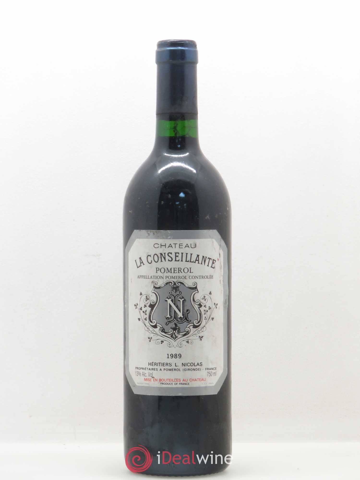 Château la Conseillante 1989 - Lot de 1 bouteille - 0