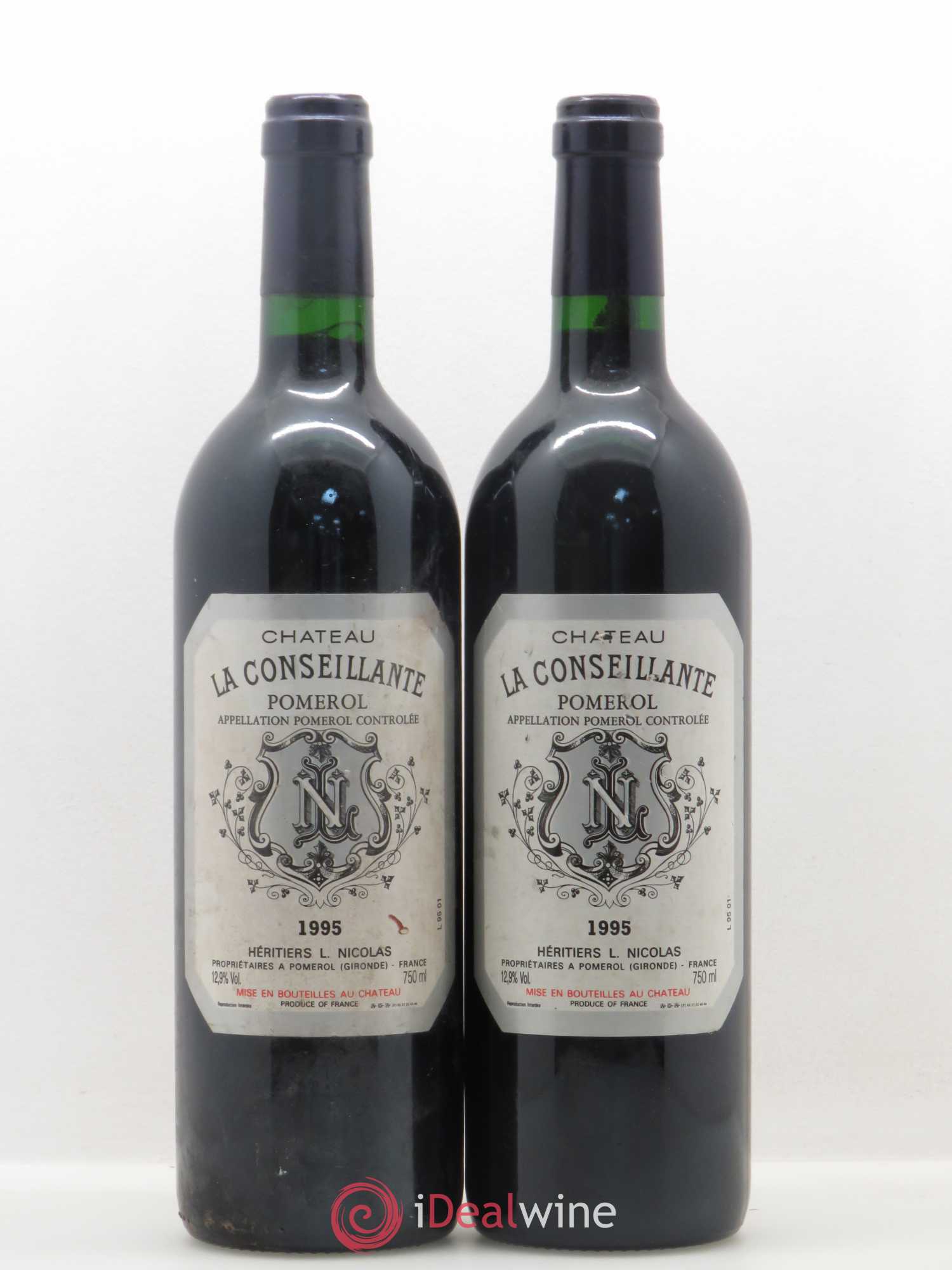 Château la Conseillante 1995 - Lot de 2 bouteilles - 0