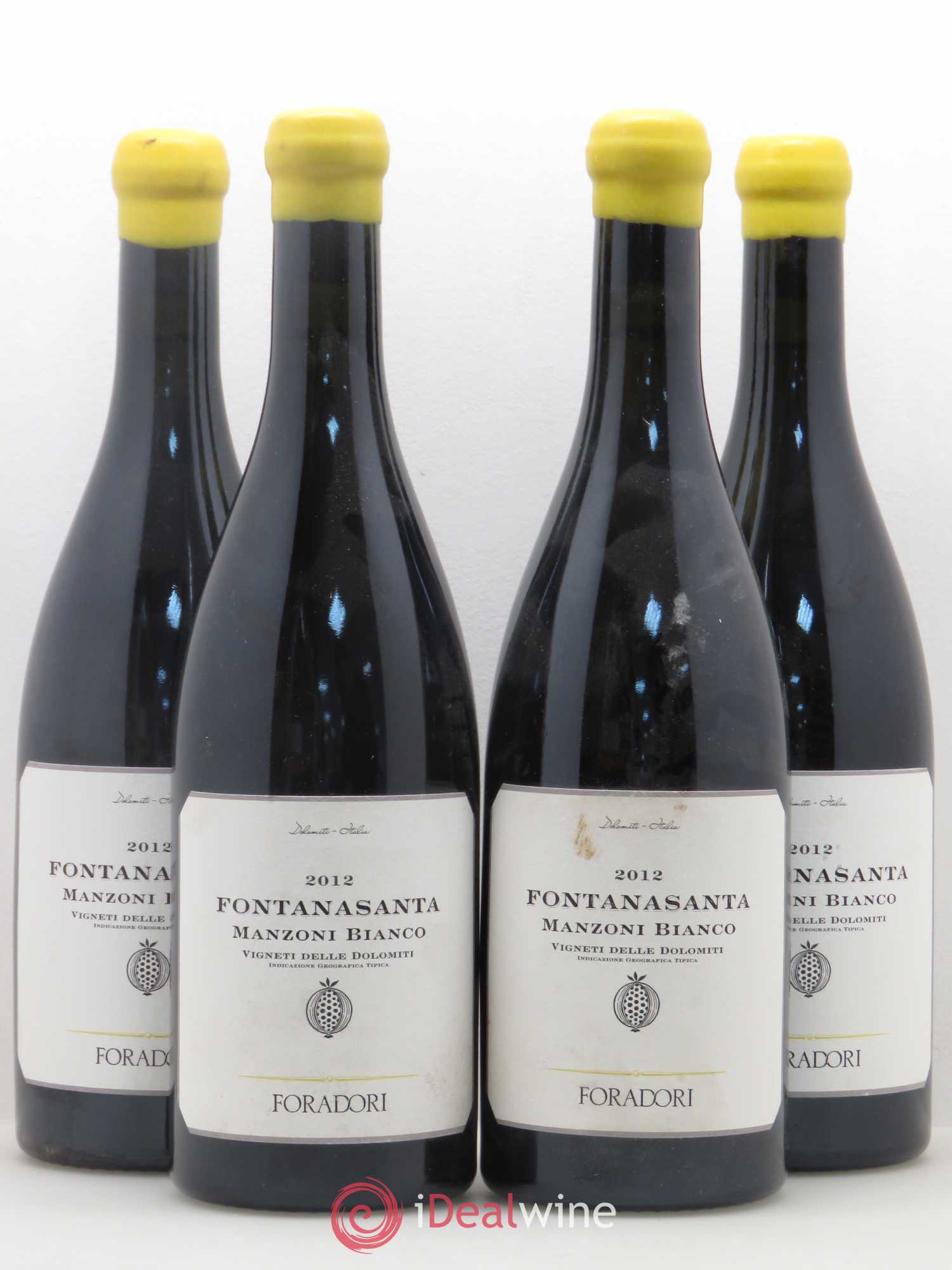 Vigneti delle Dolomiti IGT Fontanasanta Manzoni Elisabetta Foradori 2012 - Lot de 4 bouteilles - 0
