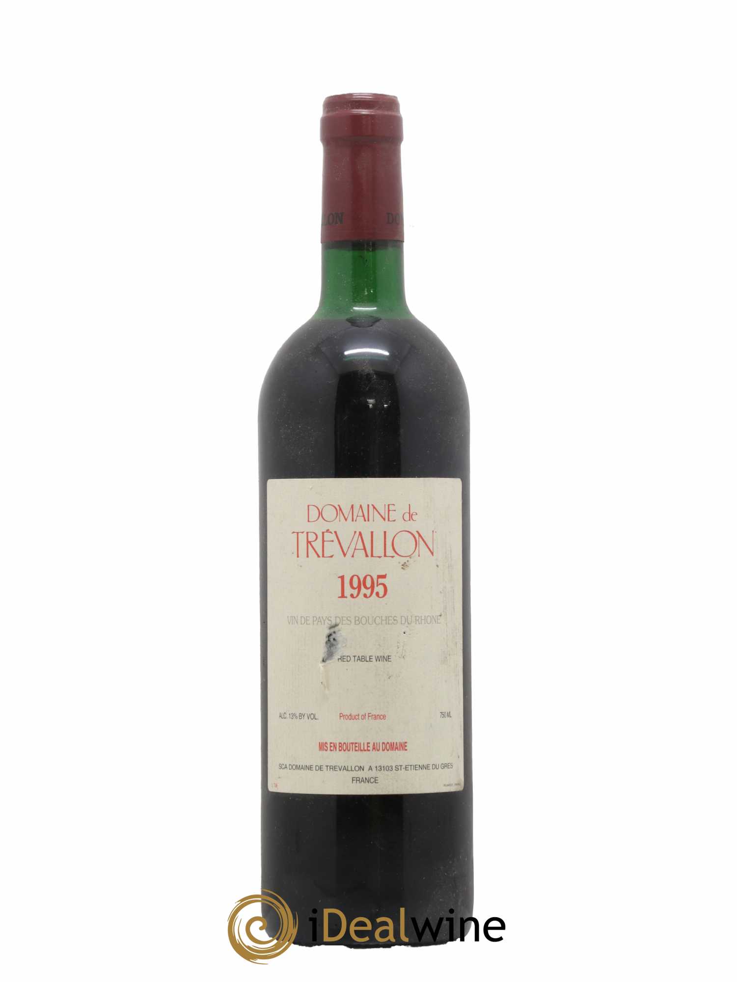 VDP Bouches du Rhône Trévallon (Domaine de) Eloi Dürrbach 1995 - Lot de 1 bouteille - 0