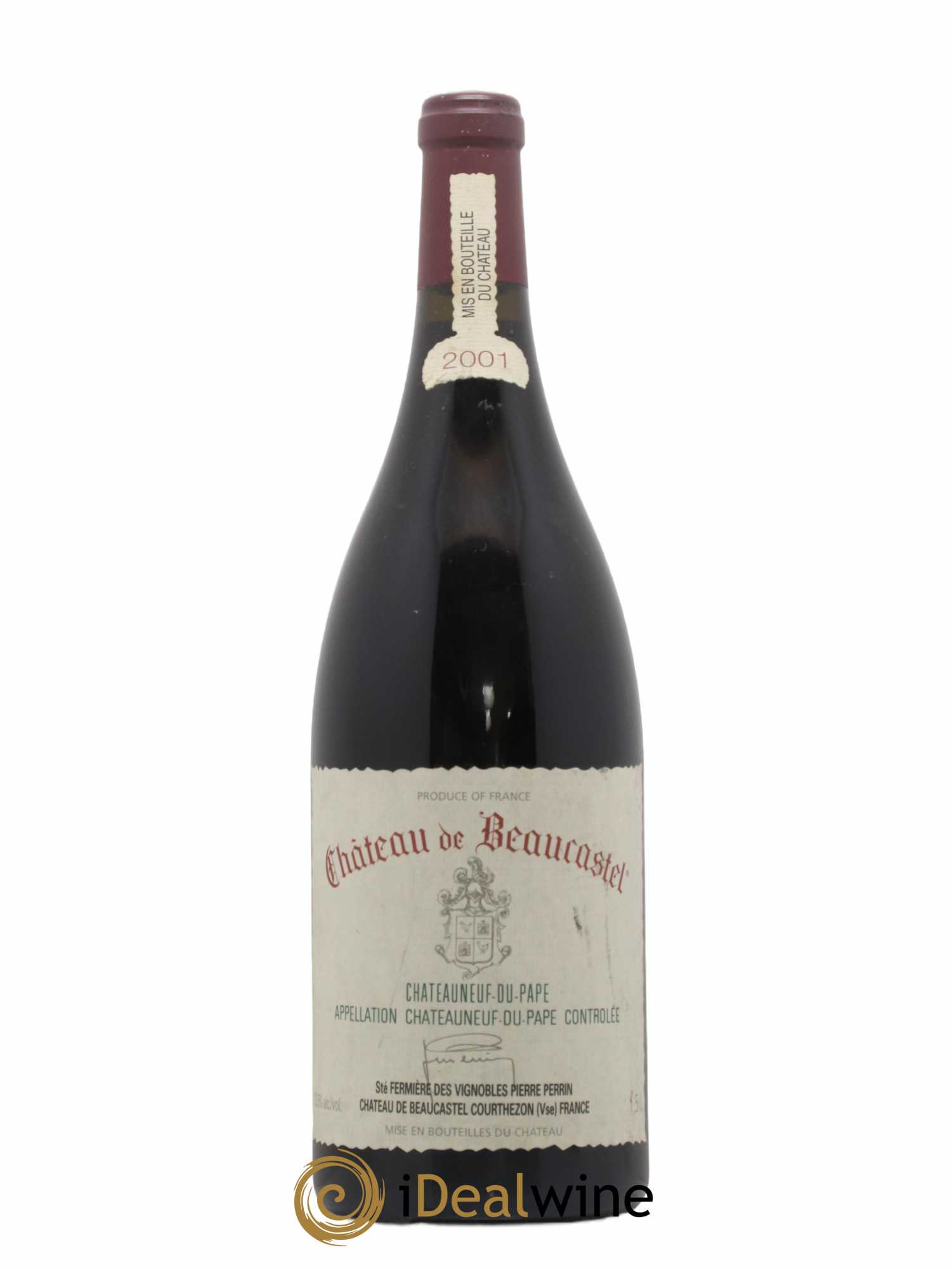 Châteauneuf-du-Pape Château de Beaucastel Famille Perrin 2001 - Lot de 1 magnum - 0