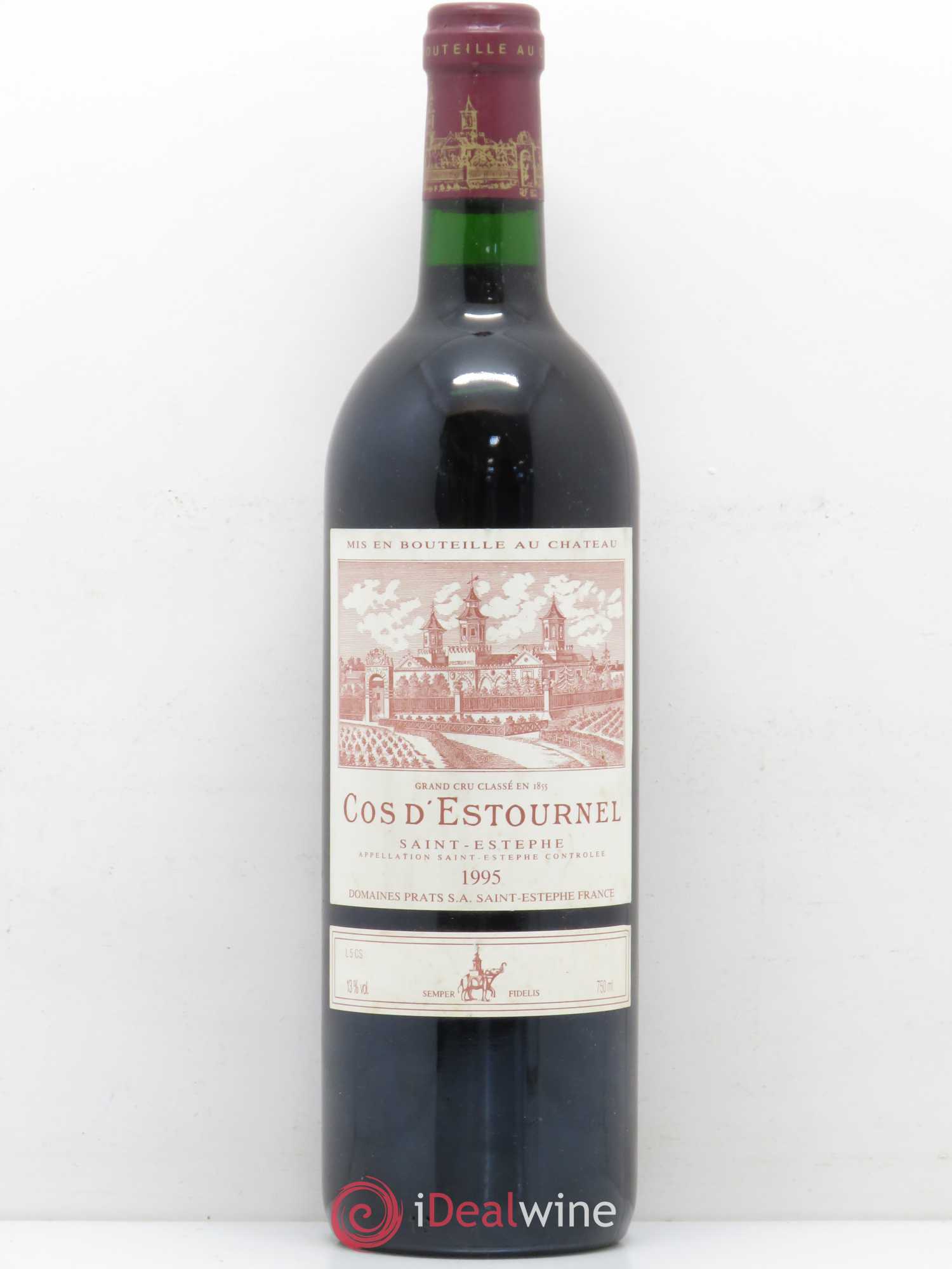 Cos d'Estournel 2ème Grand Cru Classé 1995 - Lot de 1 bouteille - 0