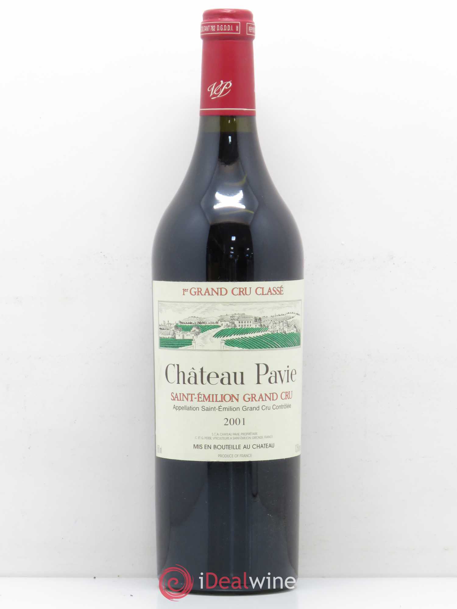 Château Pavie 1er Grand Cru Classé A 2001 - Lot de 1 bouteille - 0