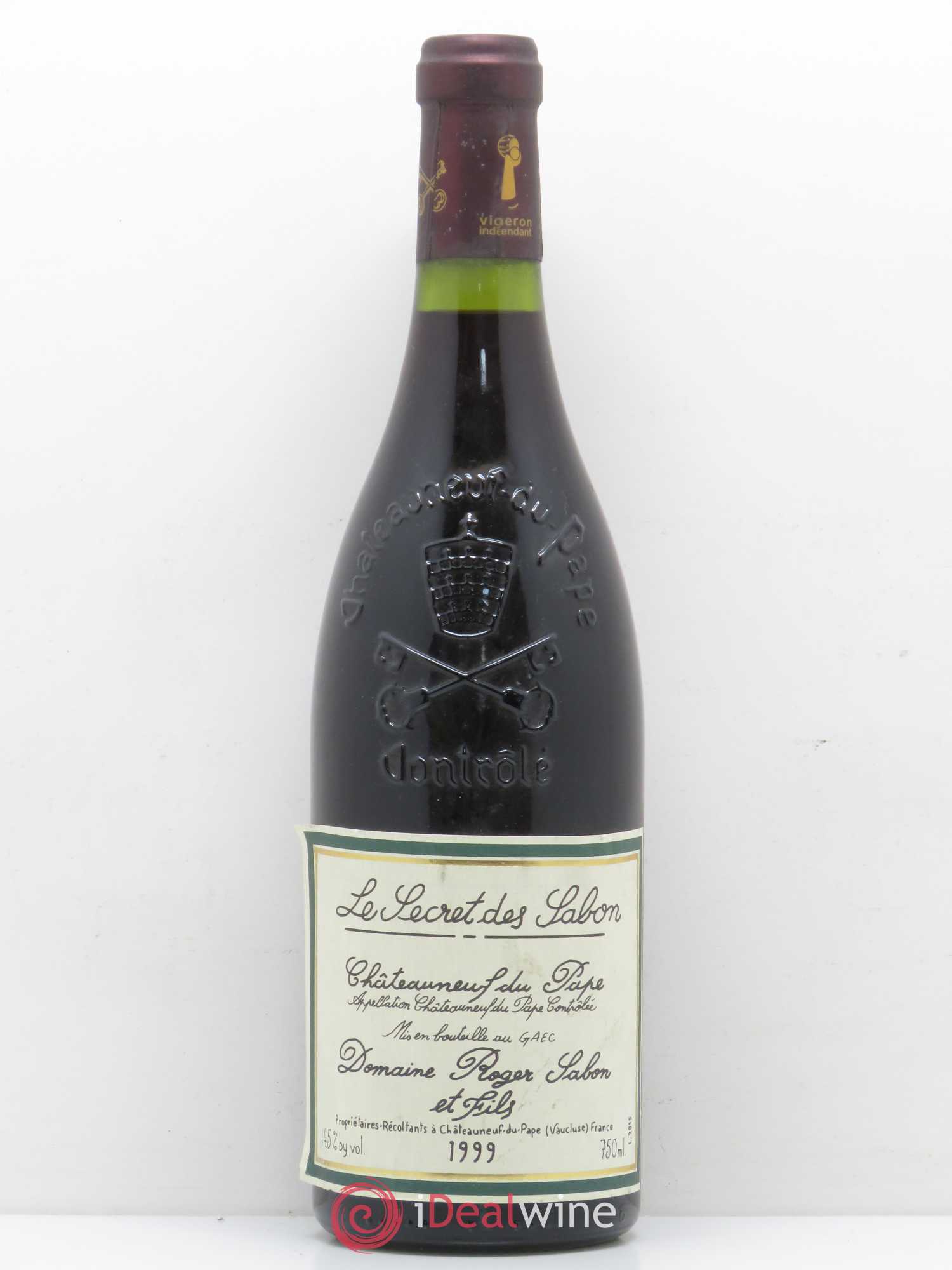 Châteauneuf-du-Pape Le Secret des Sabon Domaine Roger Sabon 1999 - Lot de 1 bouteille - 0