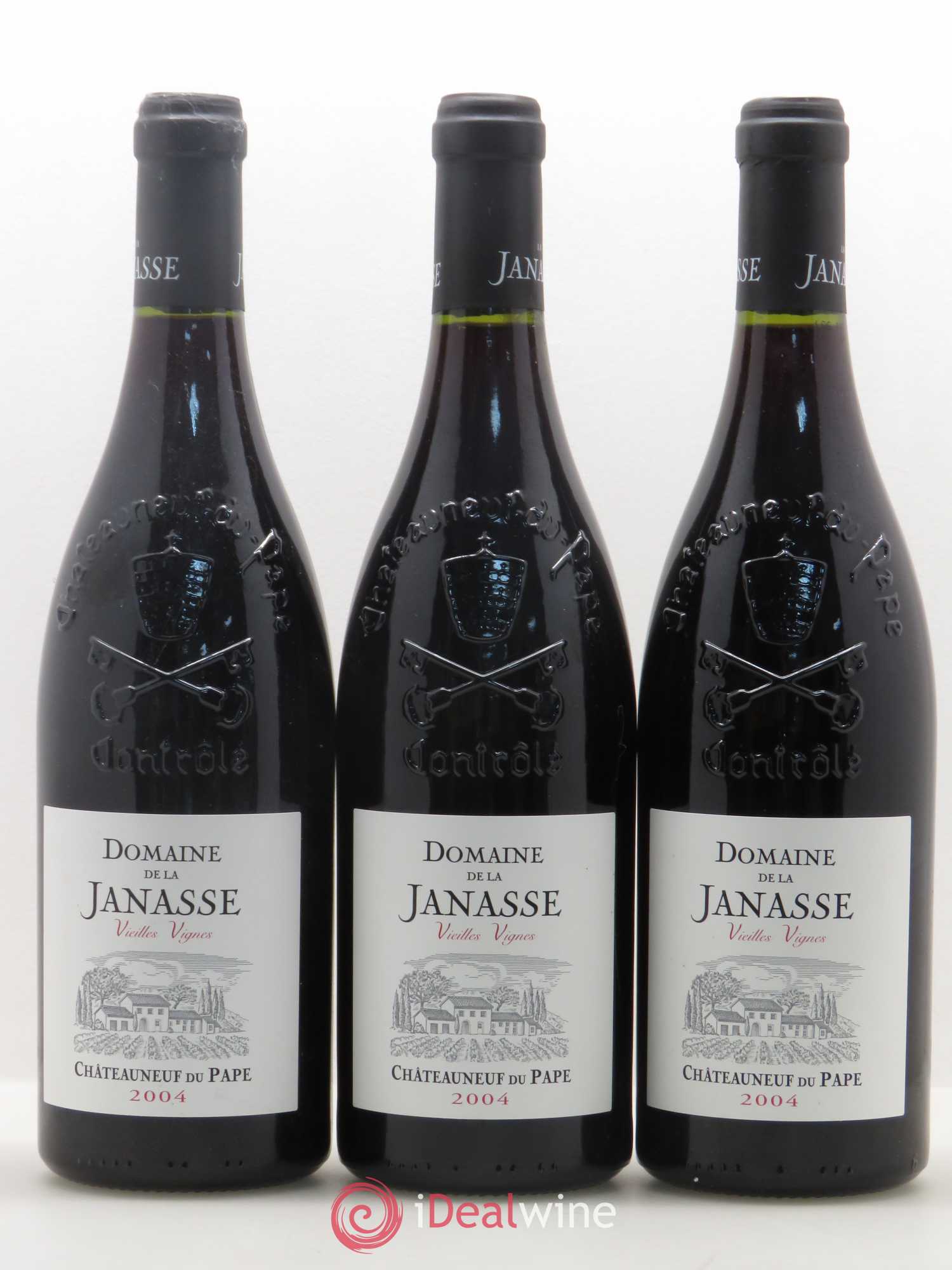 Châteauneuf-du-Pape Cuvée Vieilles Vignes La Janasse (Domaine de) 2004 - Lot de 6 bouteilles - 2