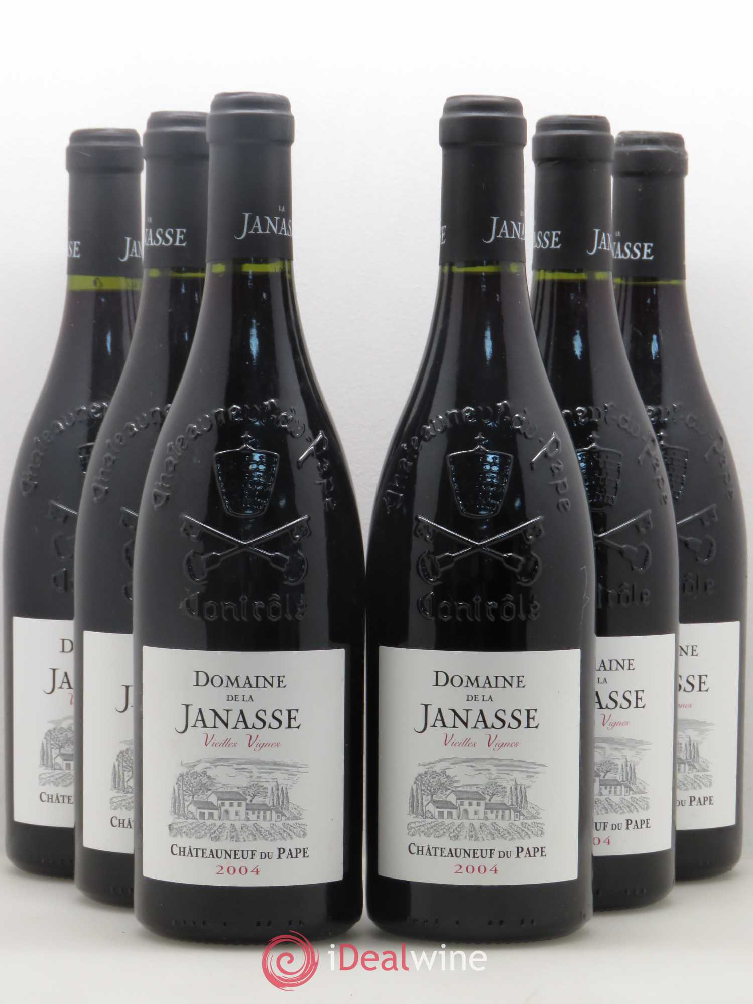 Châteauneuf-du-Pape Cuvée Vieilles Vignes La Janasse (Domaine de) 2004 - Lot de 6 bouteilles - 0