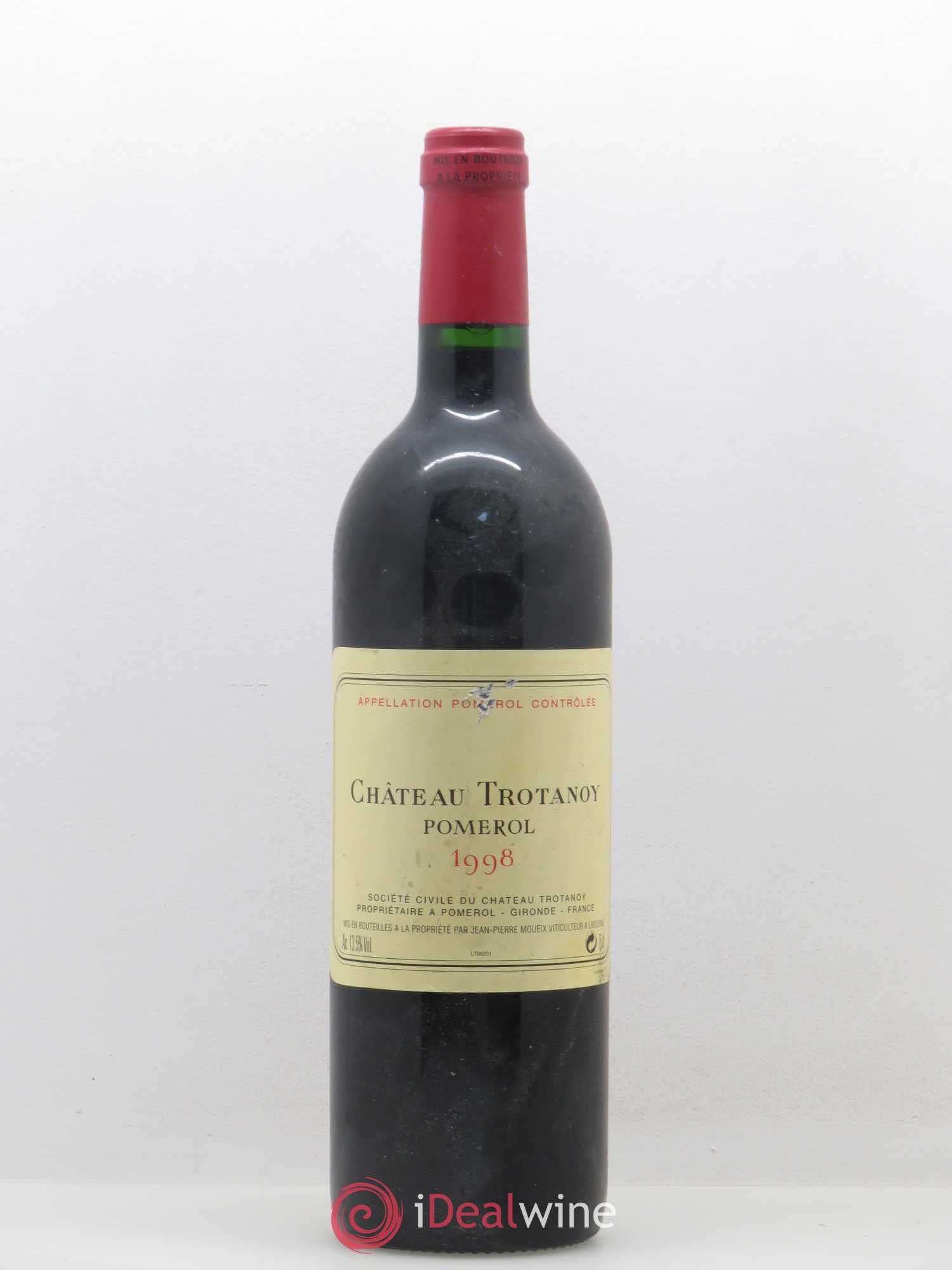 Château Trotanoy 1998 - Lot de 1 bouteille - 0