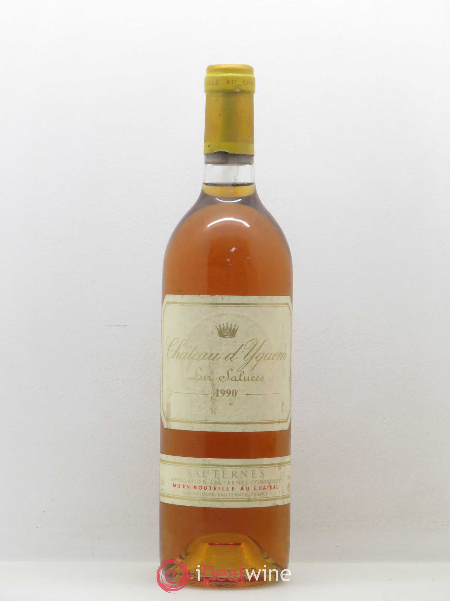 Château d' Yquem 1er Cru Classé Supérieur 1990 - Lotto di 1 bottiglia - 0