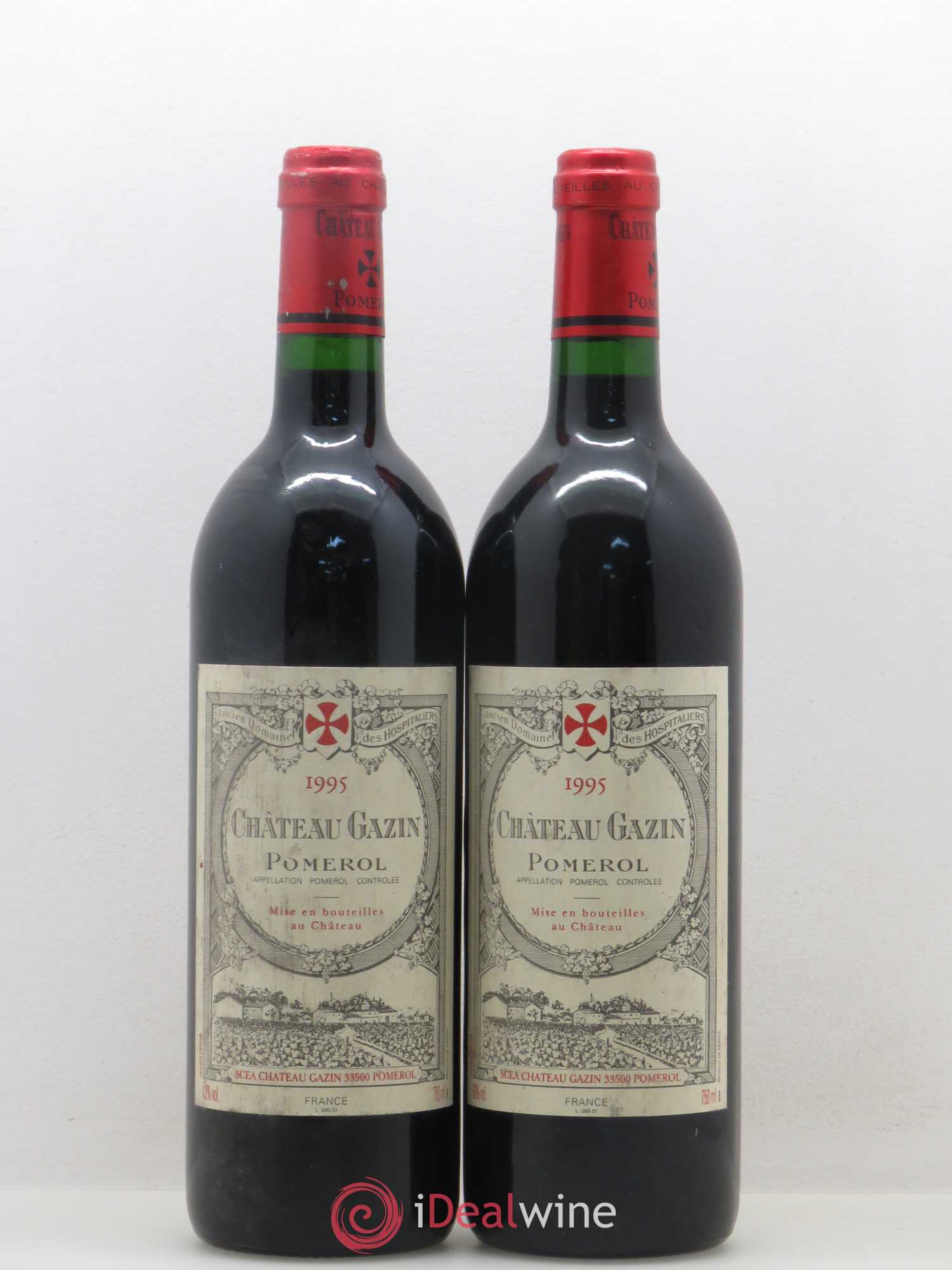 Château Gazin 1995 - Lot de 2 bouteilles - 0
