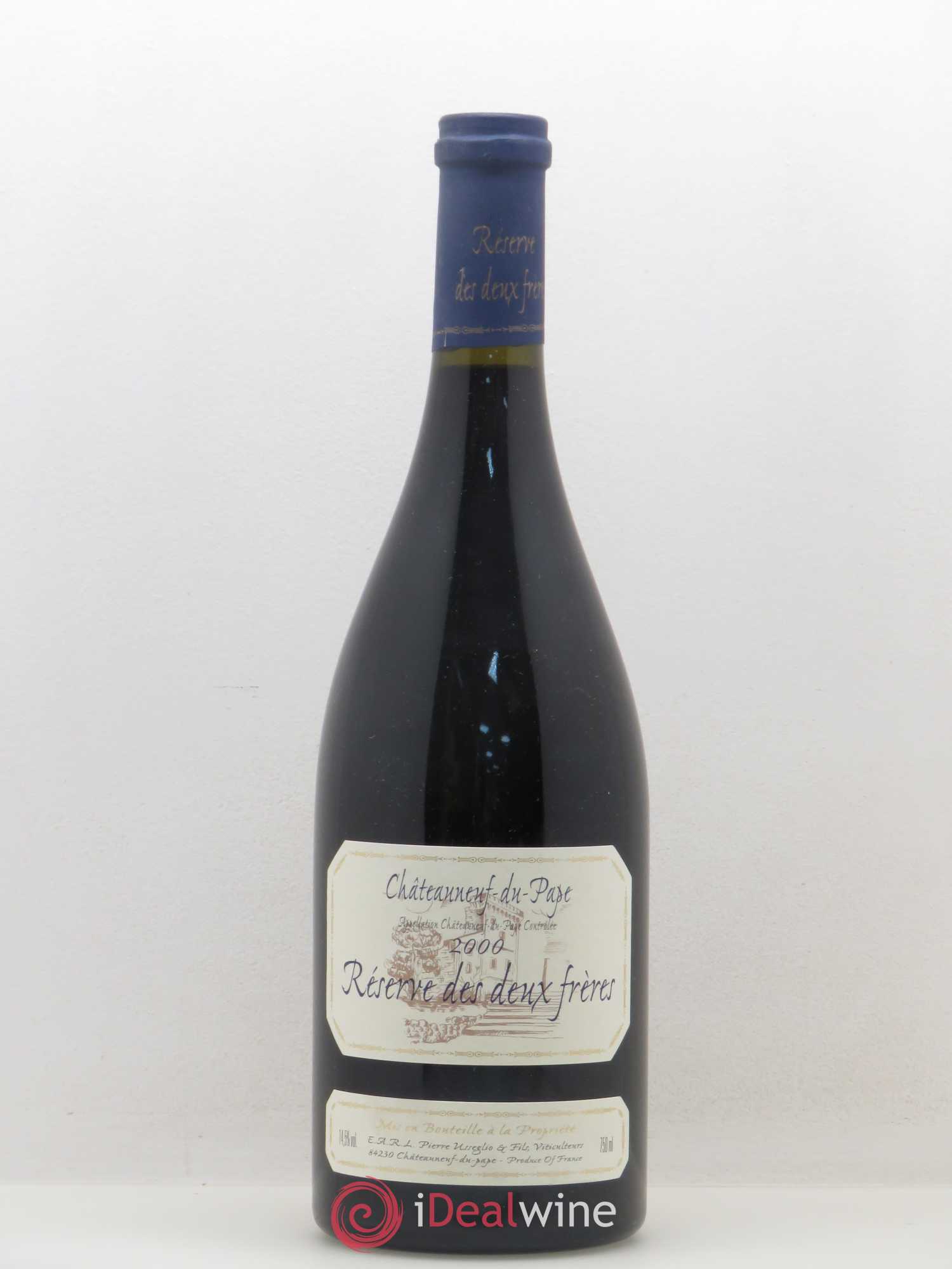 Châteauneuf-du-Pape Réserve des 2 frères Pierre Usseglio & Fils 2000 - Lot de 1 bouteille - 0
