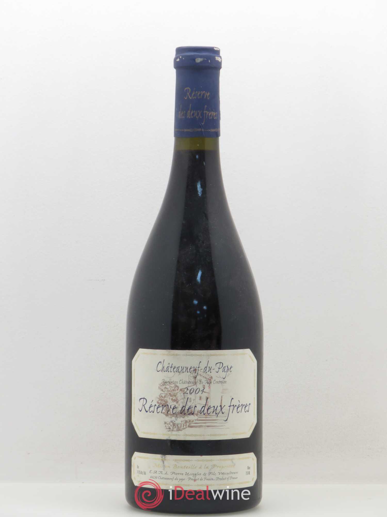 Châteauneuf-du-Pape Réserve des 2 frères Pierre Usseglio & Fils 2001 - Lot de 1 bouteille - 0