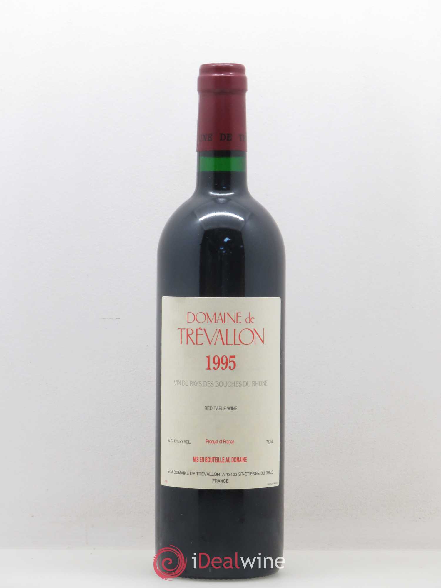 VDP Bouches du Rhône Trévallon (Domaine de) Eloi Dürrbach 1995 - Lot de 1 bouteille - 0