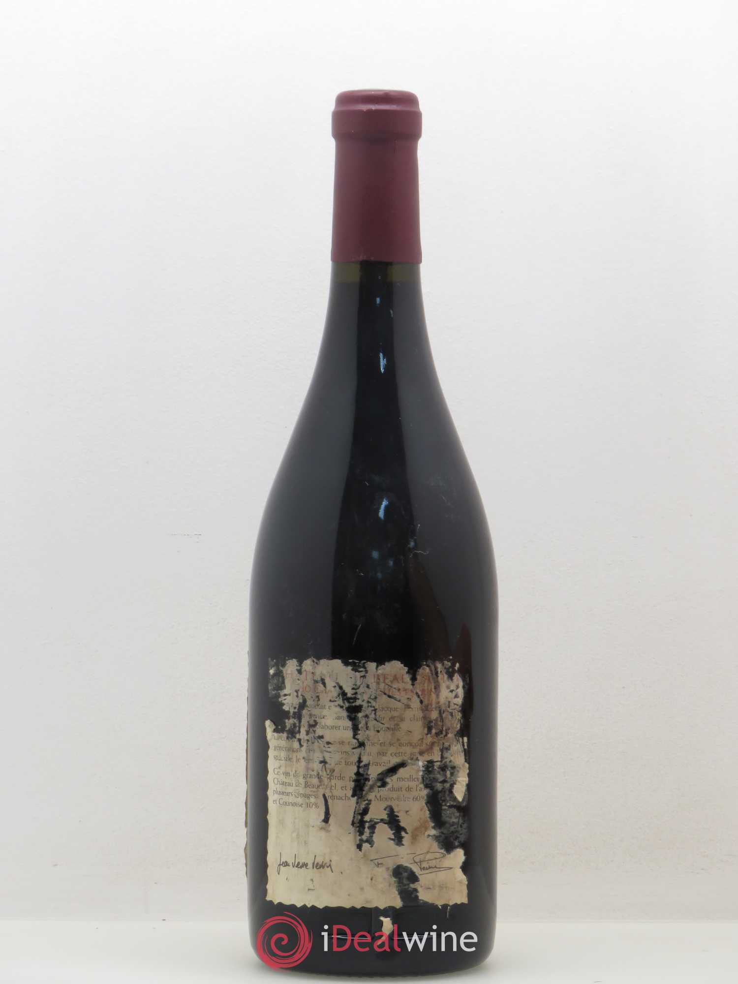 Châteauneuf-du-Pape Château de Beaucastel Hommage à Jacques Perrin Famille Perrin 1999 - Lot de 1 bouteille - 1