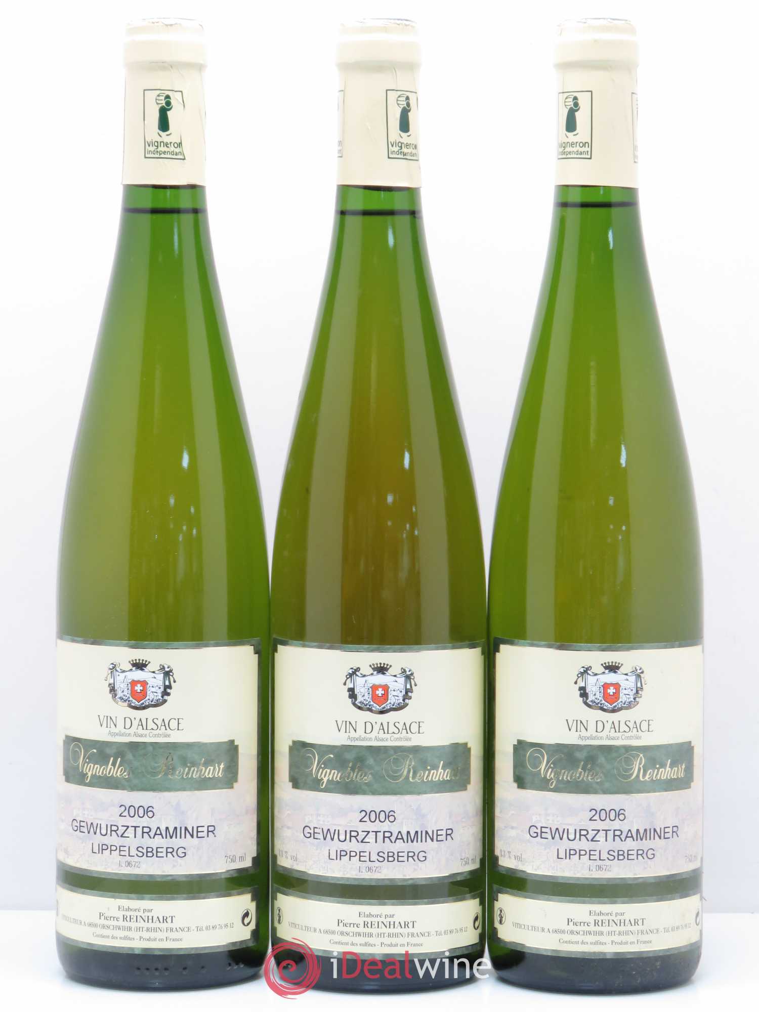 Gewurztraminer Lippelsberg Reinhart (sans prix de réserve) 2006 - Posten von 6 Flaschen - 1