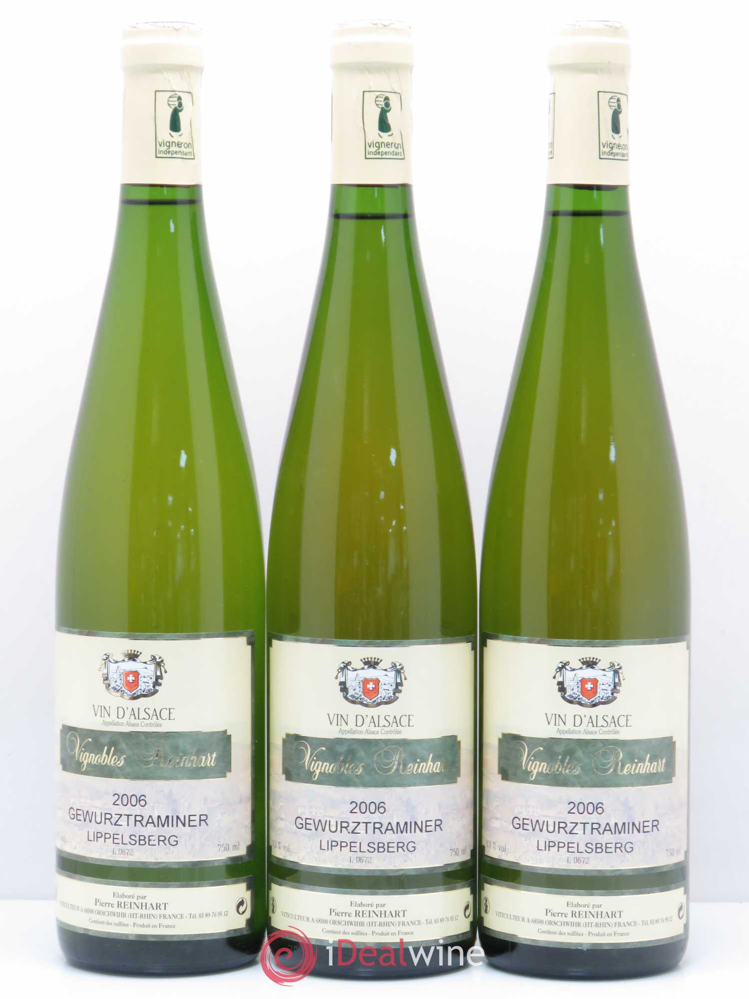 Gewurztraminer Lippelsberg Reinhart (sans prix de réserve) 2006 - Posten von 6 Flaschen - 2