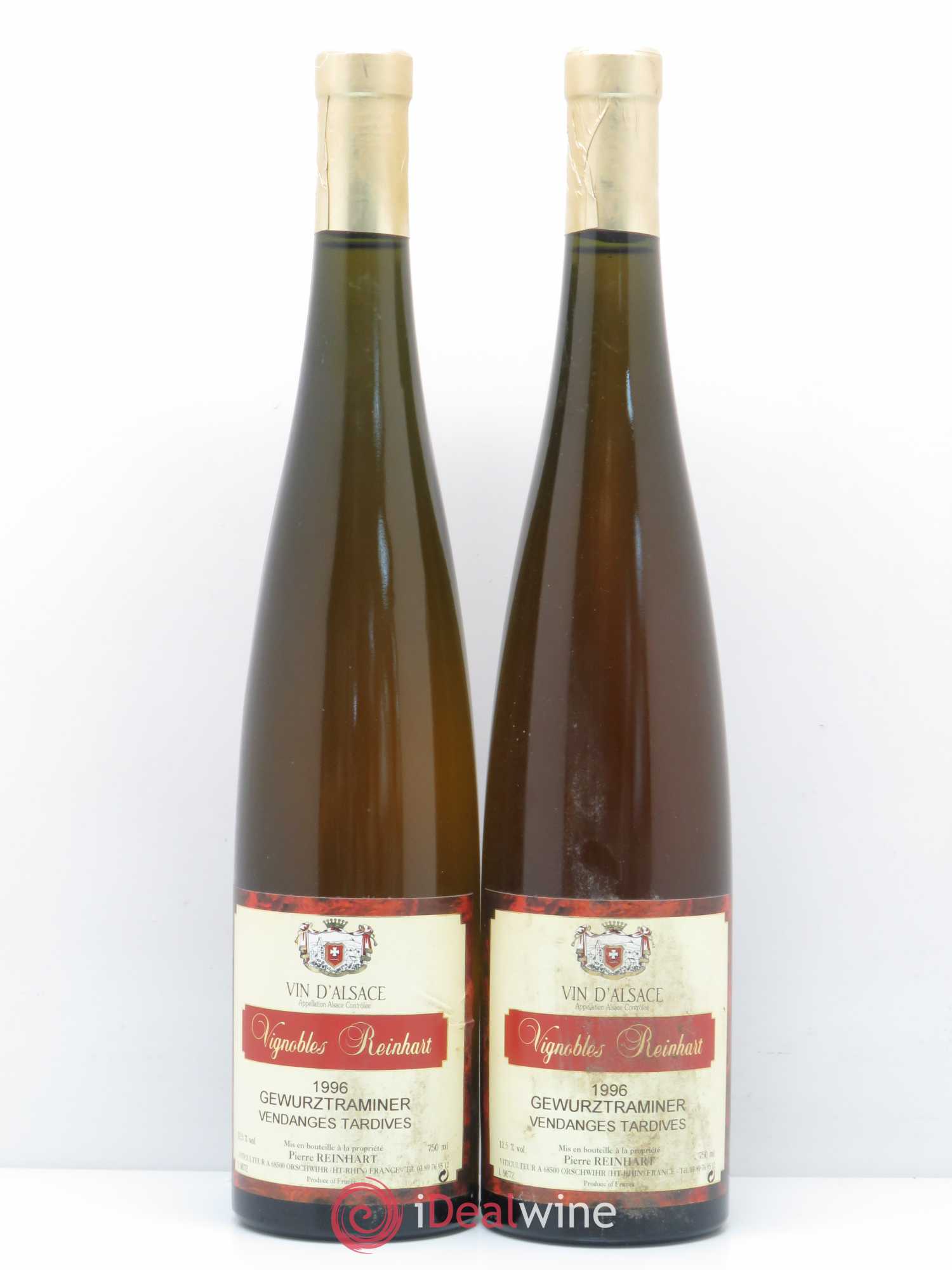 Gewurztraminer Vendanges Tardives Reinhart 1996 - Lotto di 2 bottiglie - 0