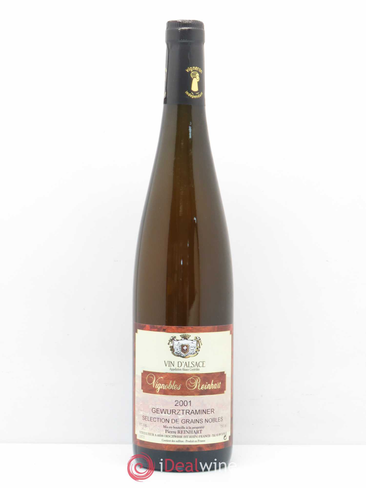 Gewurztraminer Sélection de Grains Nobles Reinhart 2001 - Lotto di 1 bottiglia - 0