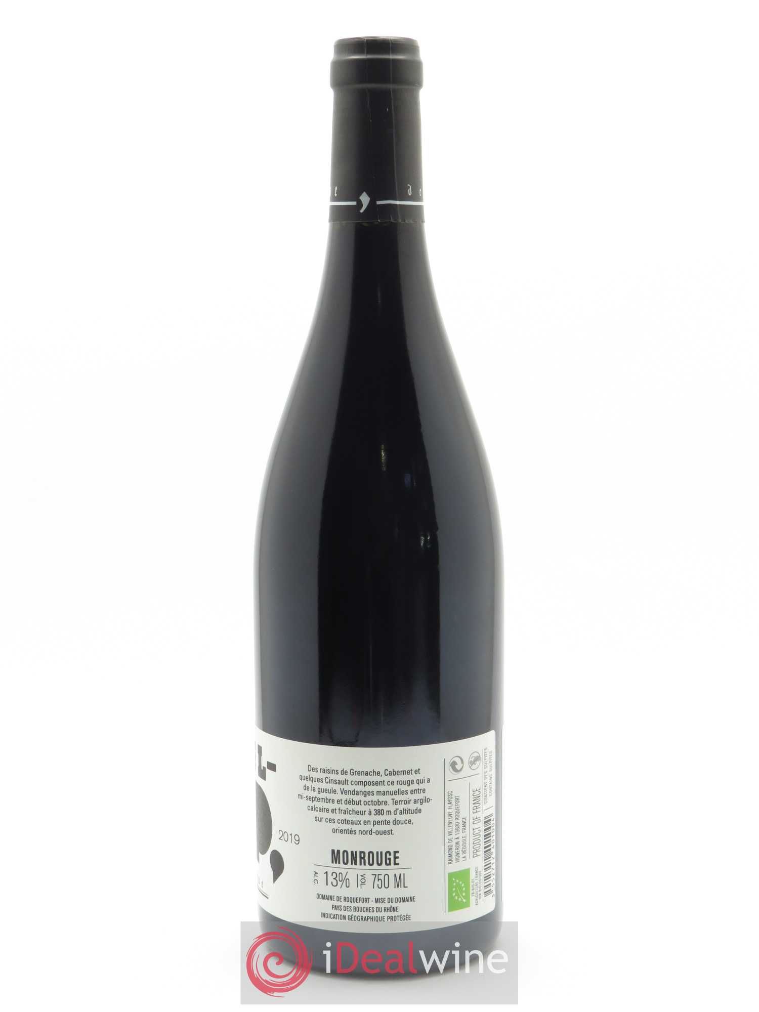 Bouches du Rhône Château de Roquefort Gueule de loup 2019 - Lot de 1 bouteille - 1