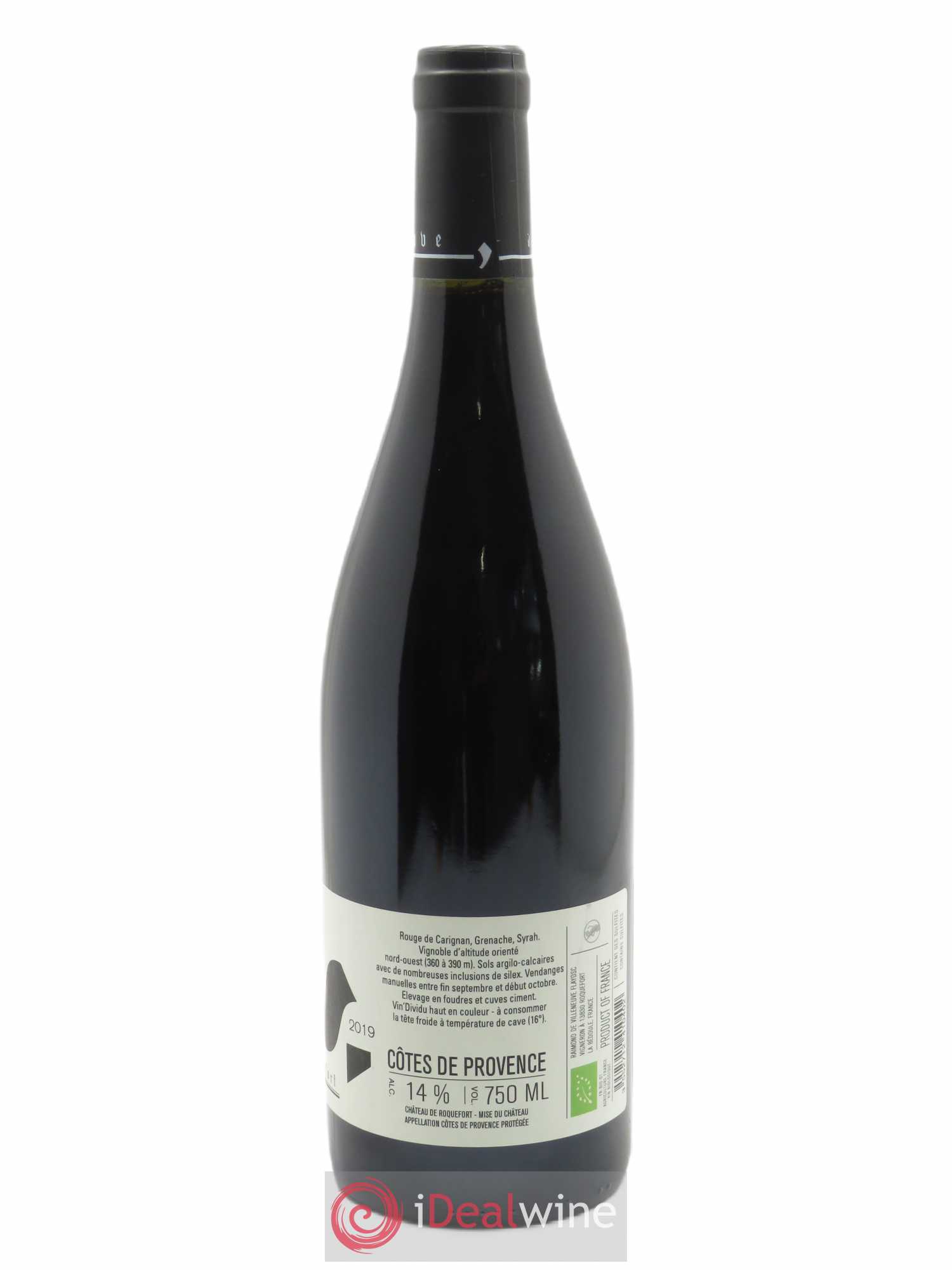 Côtes de Provence Les Mûres Château de Roquefort 2019 - Lot de 1 bouteille - 1
