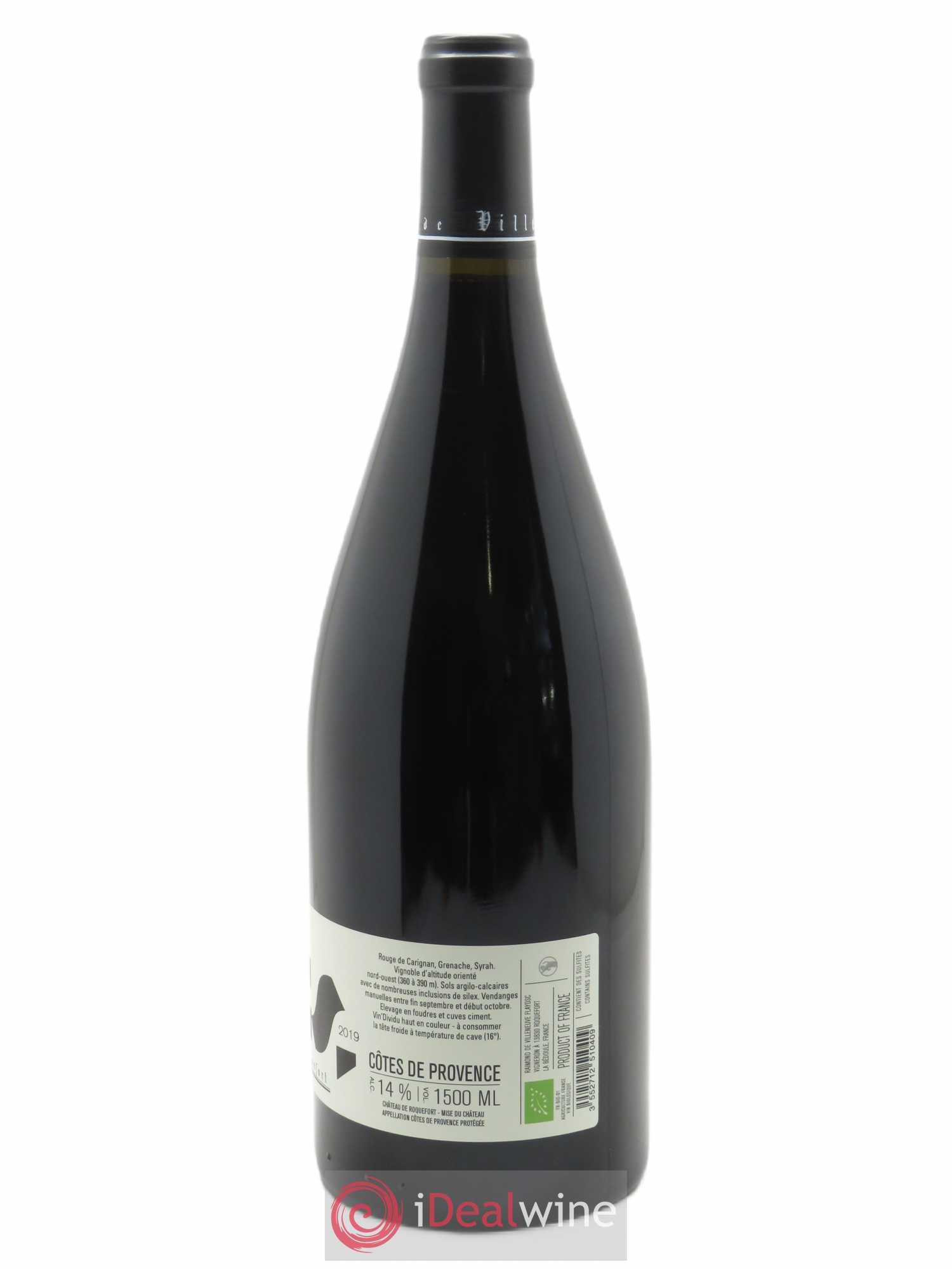 Côtes de Provence Les Mûres Château de Roquefort 2019 - Lot de 1 magnum - 1