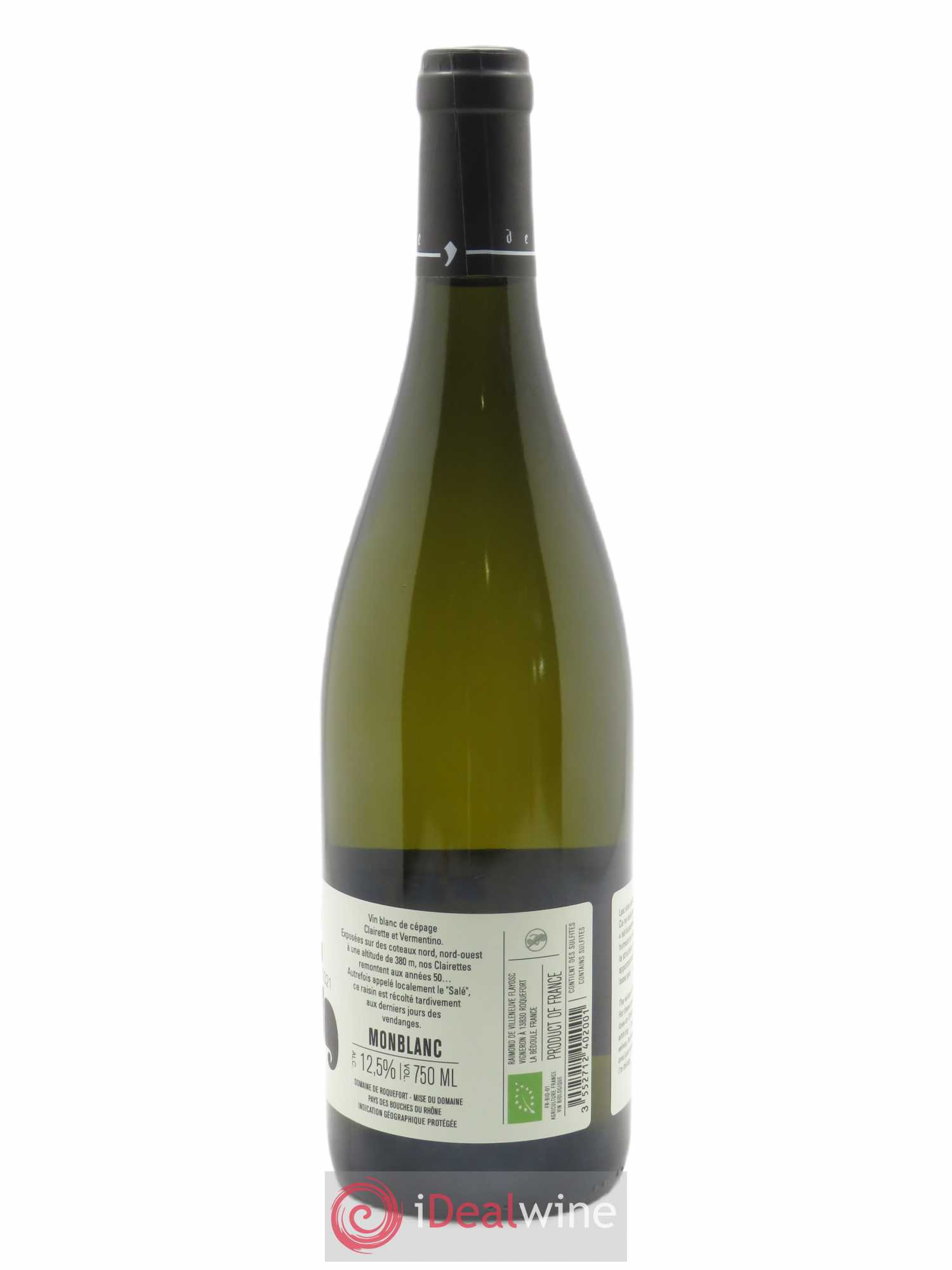 IGP Bouches du Rhône Château de Roquefort Petit Salé 2021 - Lot de 1 bouteille - 1