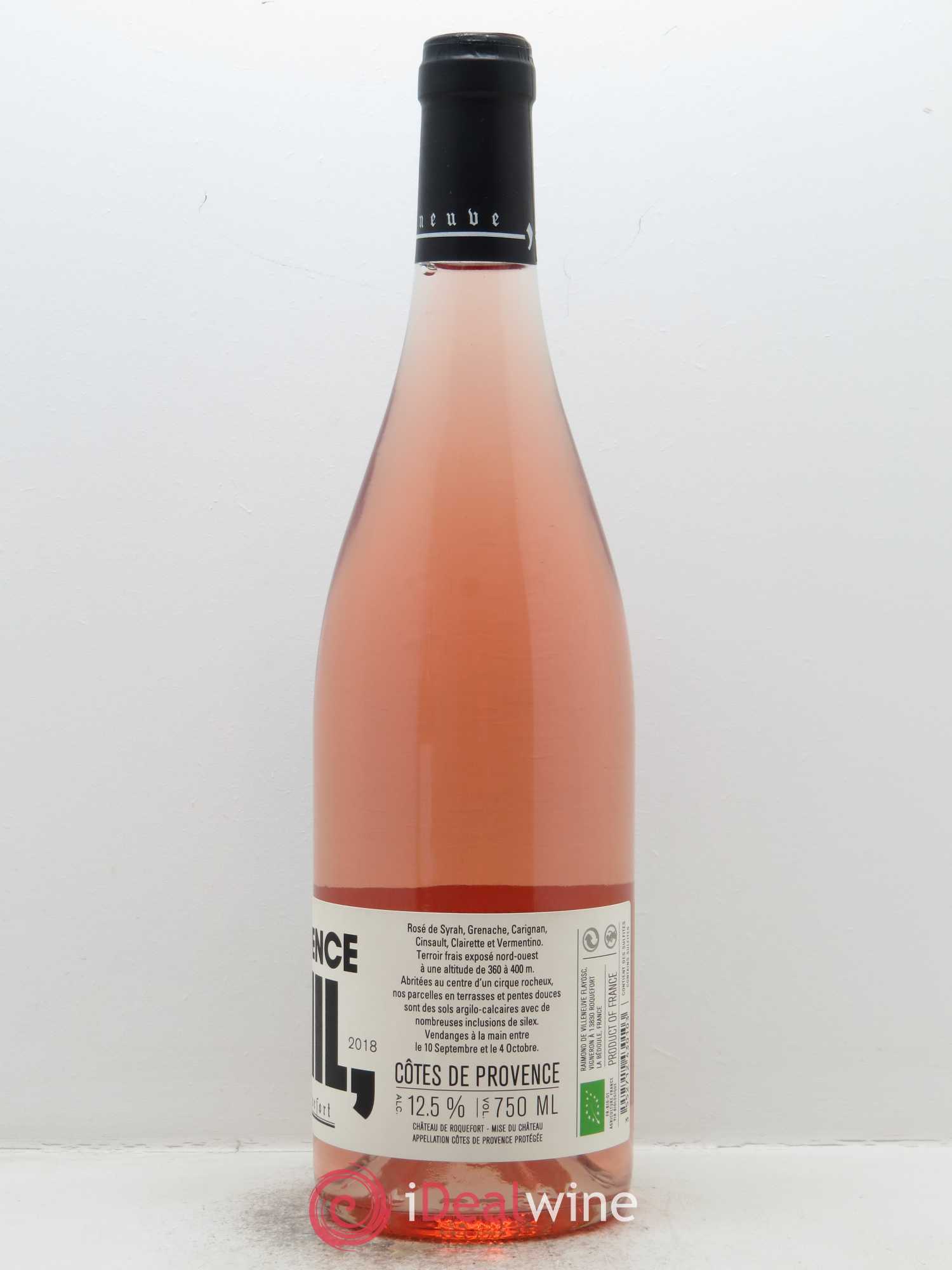 Côtes de Provence Corail Château de Roquefort 2018 - Lot de 1 bouteille - 1