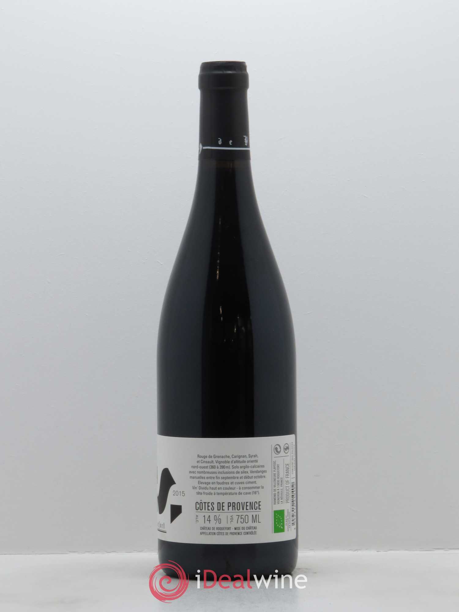Côtes de Provence Les Mûres Château de Roquefort 2015 - Lot de 1 bouteille - 1