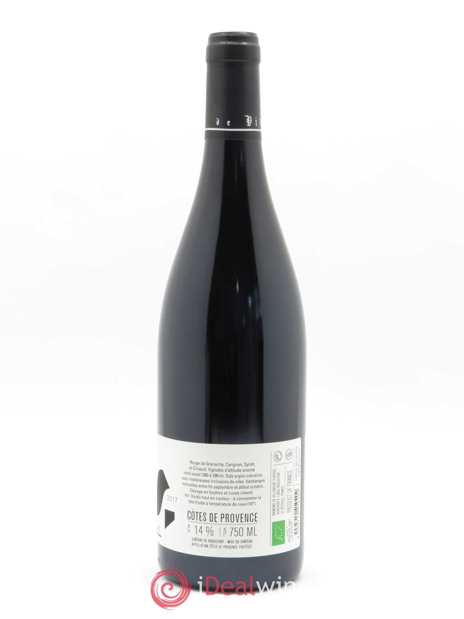Côtes de Provence Les Mûres Château de Roquefort 2017 - Lot de 1 bouteille - 2