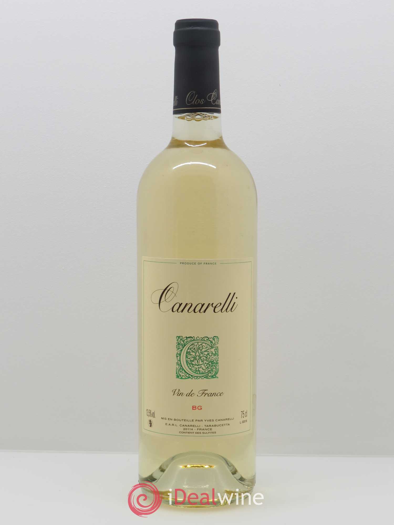 Vin de France Bianco Gentile Clos Canarelli 2018 - Lot de 1 bouteille - 0