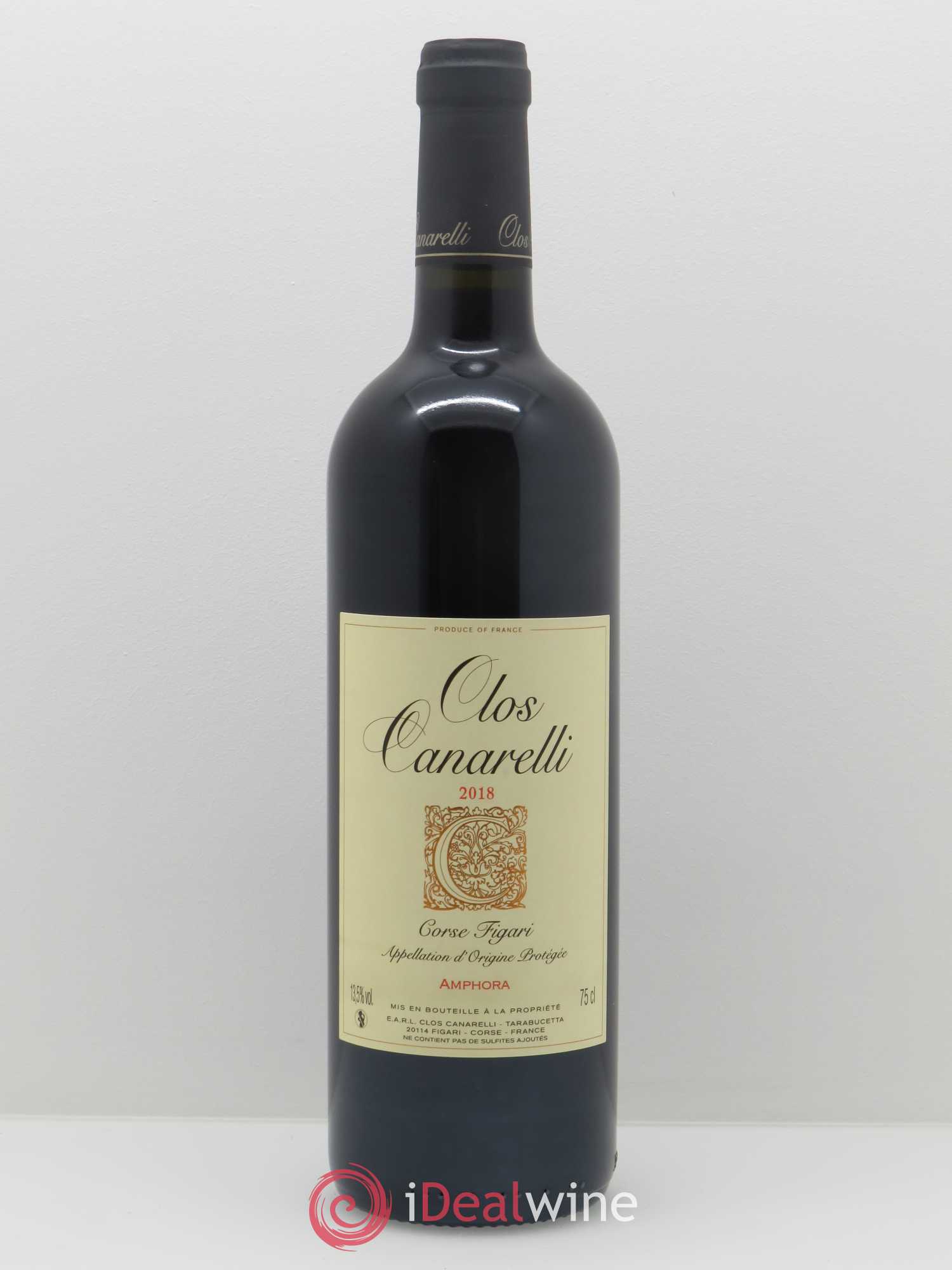 Figari Amphora Clos Canarelli 2018 - Lot de 1 bouteille - 0