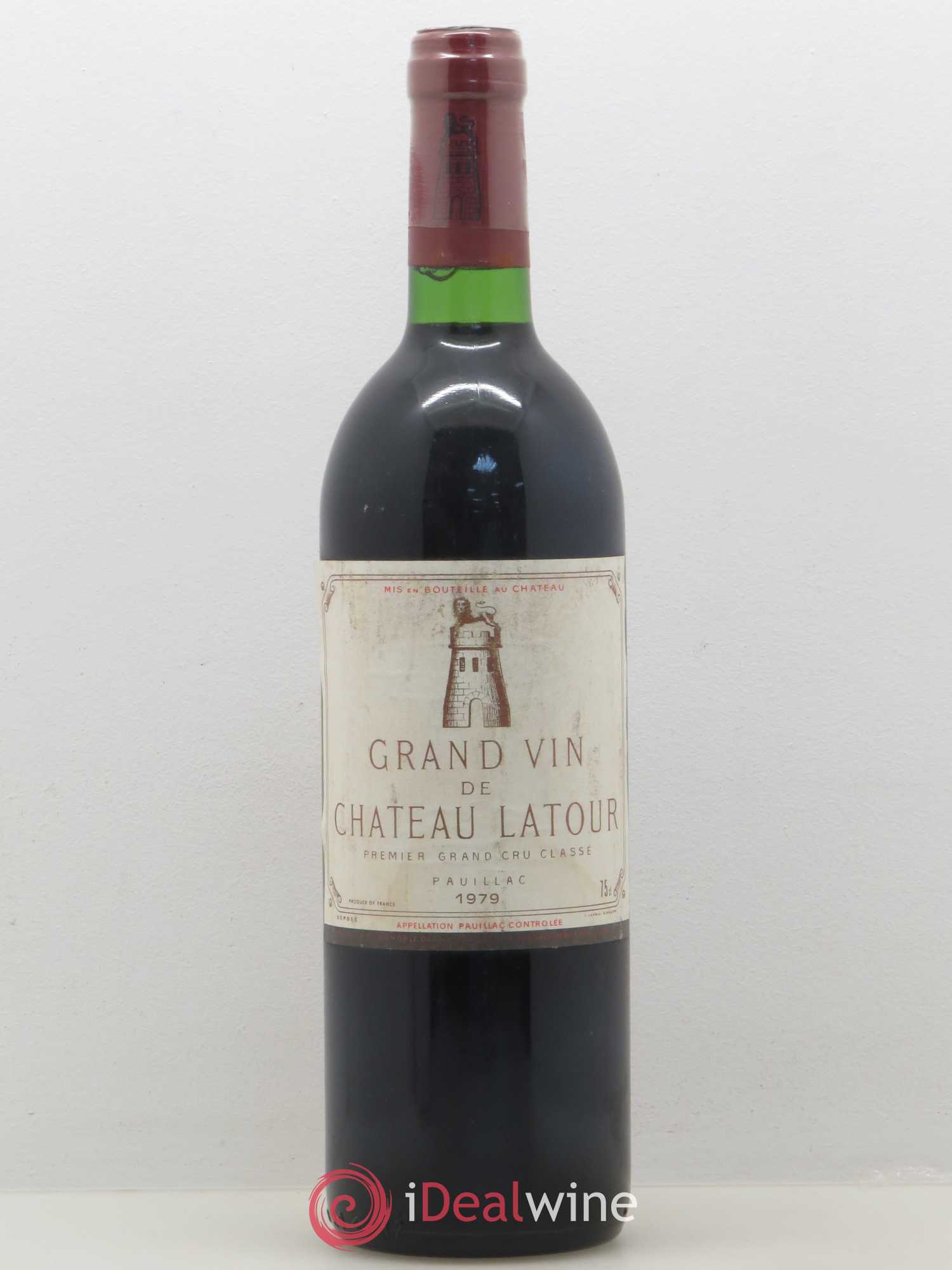 Château Latour 1er Grand Cru Classé 1979 - Lot de 1 bouteille - 0