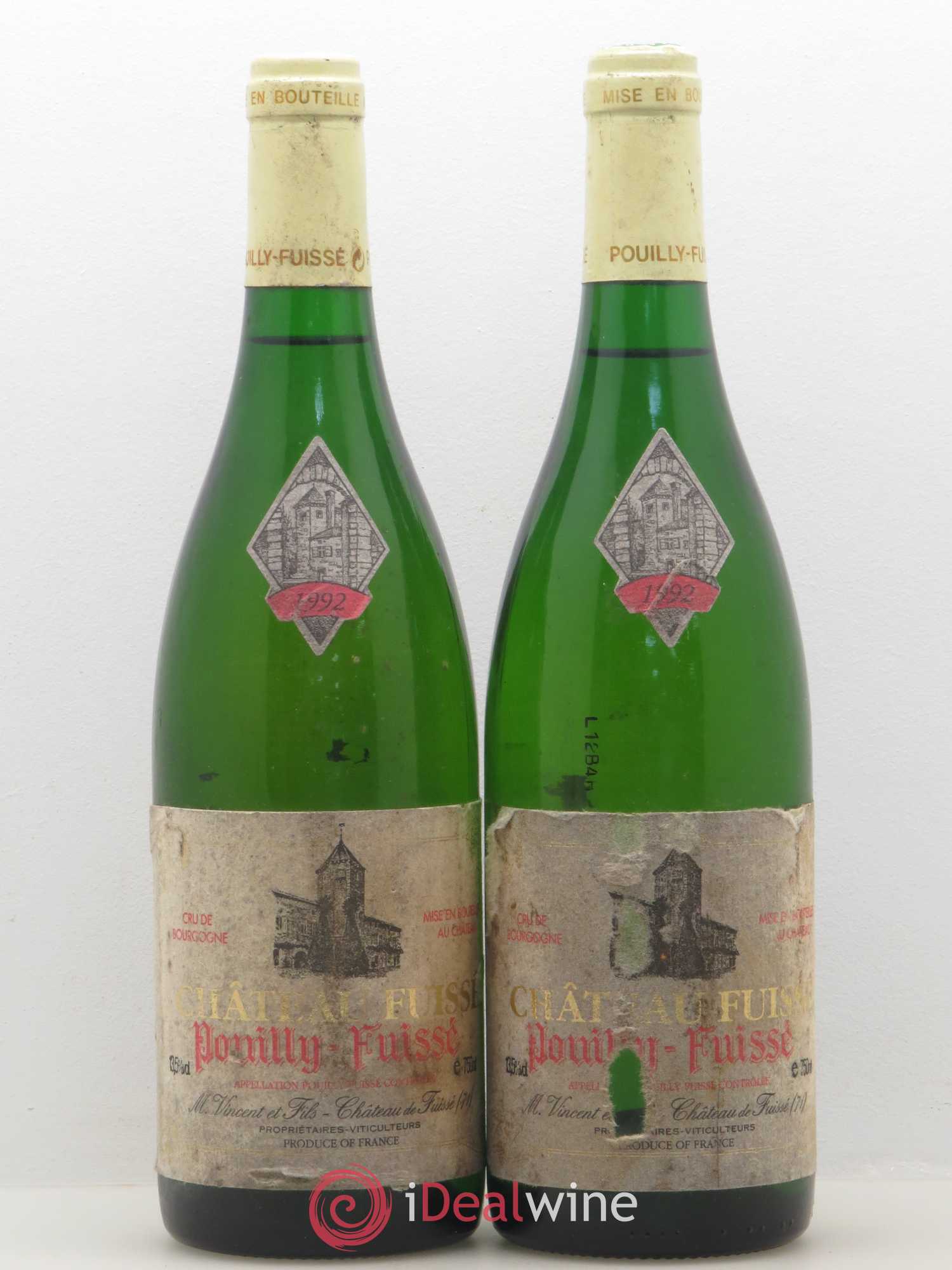 Pouilly-Fuissé Château Fuissé 1992 - Lot de 2 bouteilles - 0